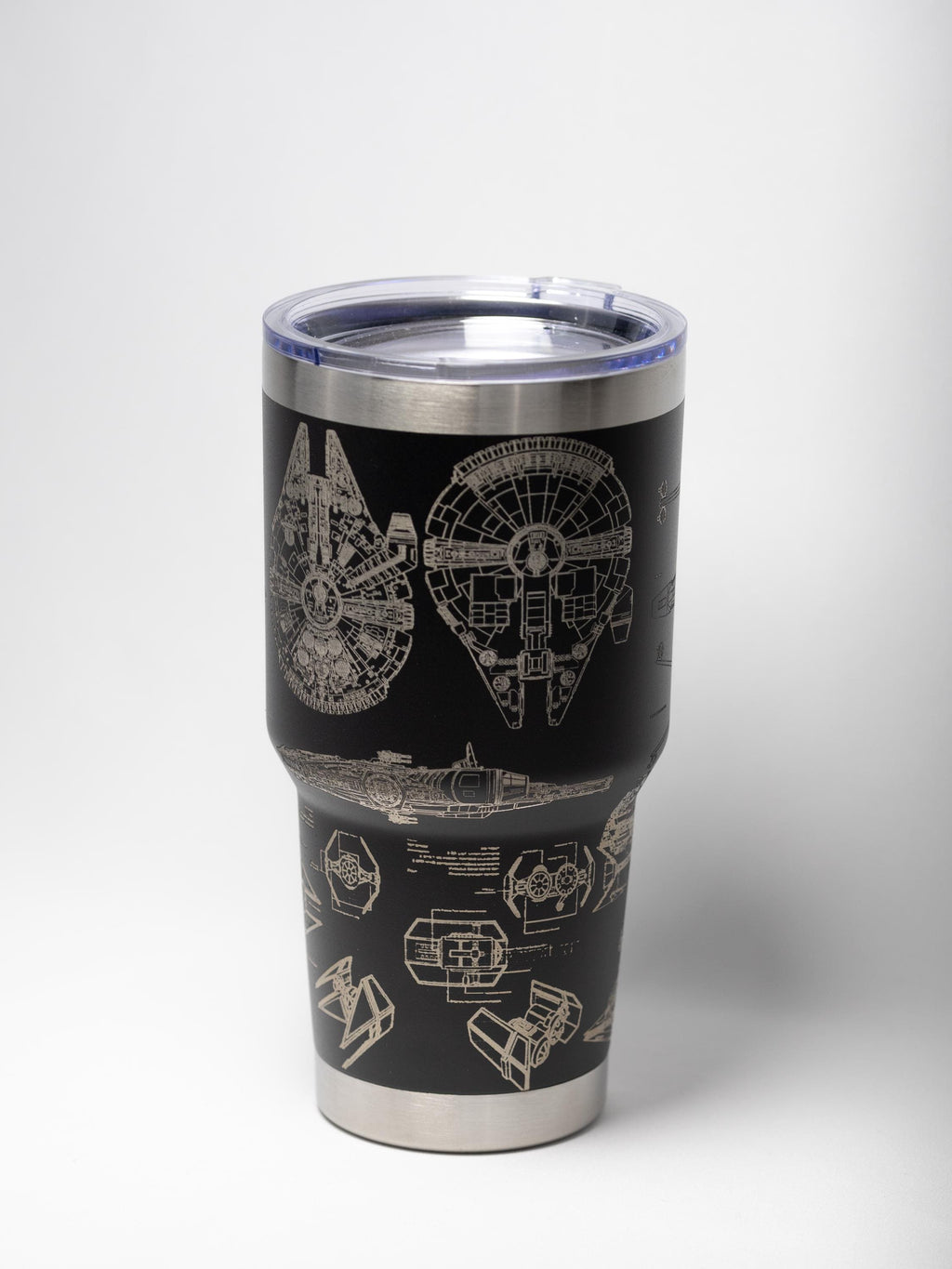 Star Wars Tumbler - Stainless Steel Laser Etched Insulated Travel Mug 30oz