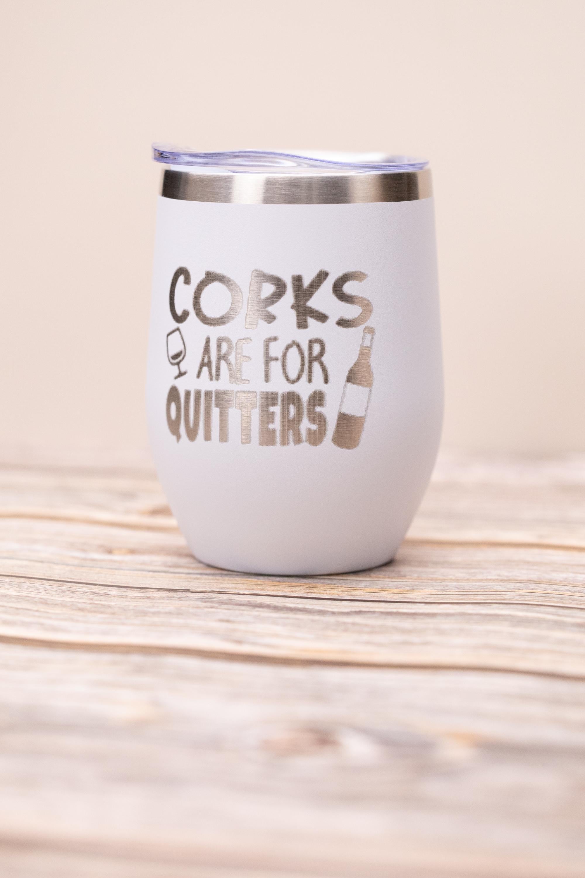 Funny Wine Tumbler - Stainless Steel Cup With Vacuum Insulated Design, Spill Resistant Lid