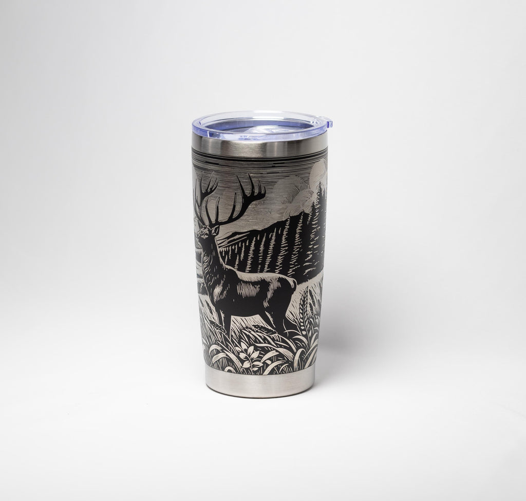 Stainless Steel Tumbler | Double Wall Vacuum Insulated Cup, Powder Coated 20 Oz Hiking Gift Mug