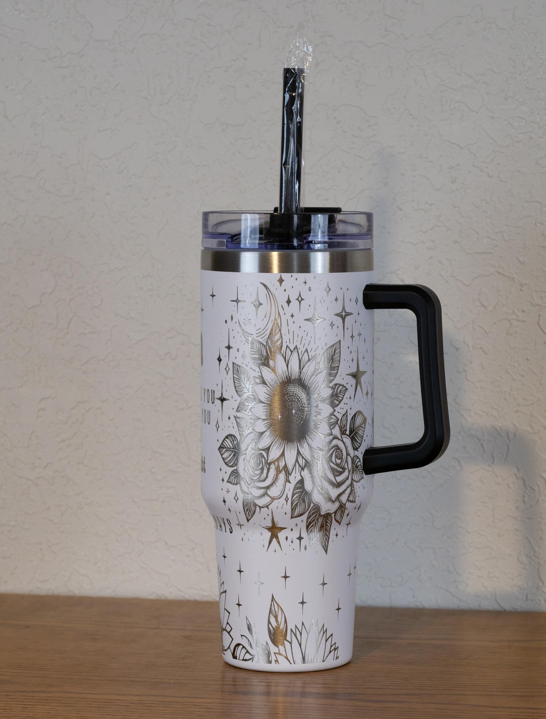 40oz Stainless Steel Tumbler | Insulated Travel Cup With Spill Resistant Lid