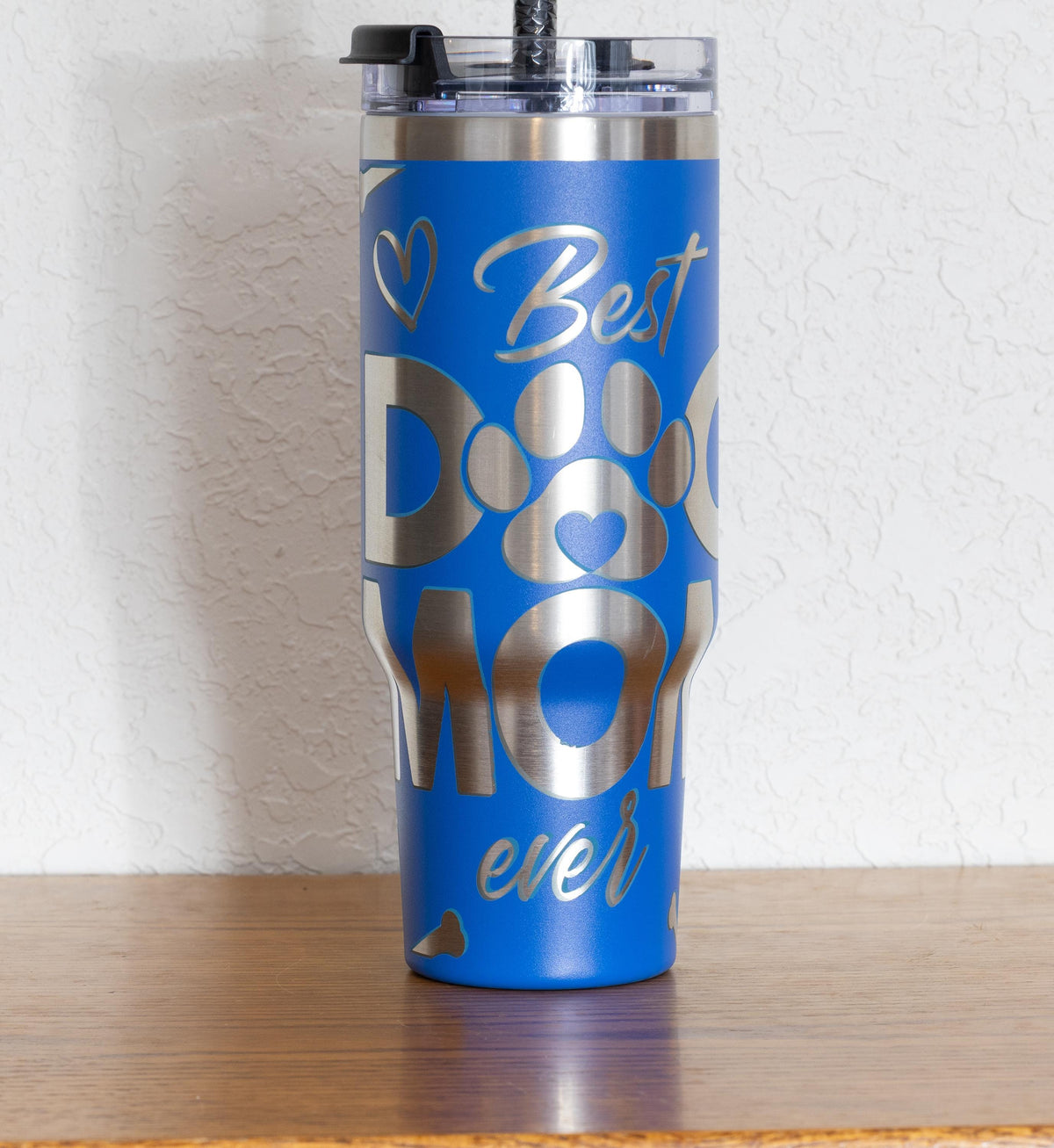 Dog Mom Tumbler – Stainless Steel Vacuum Insulated Mug, 40oz Large Capacity