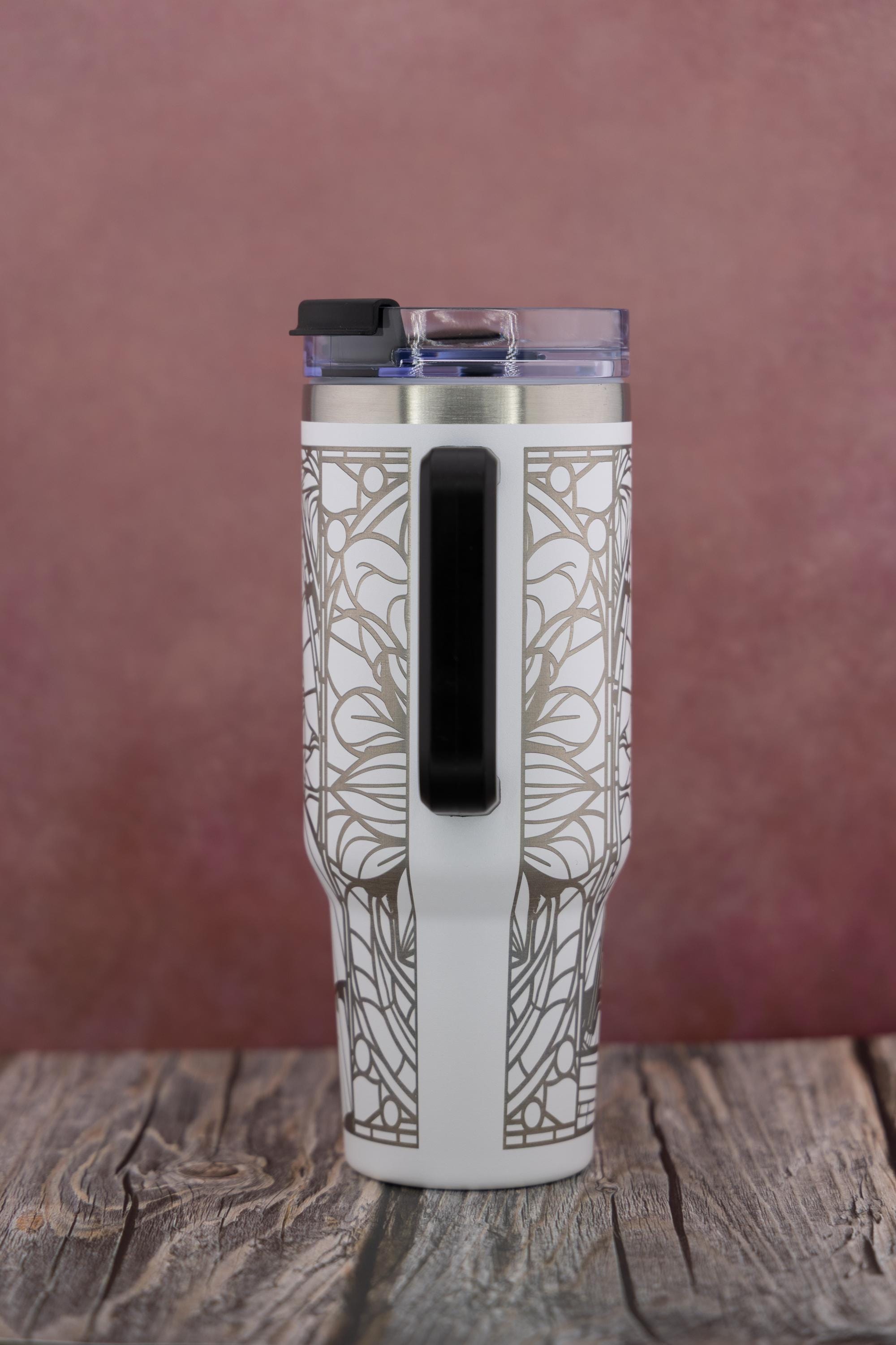 Stormtrooper Mosaic Tumbler – 40oz Insulated Travel Mug | Stainless Steel Cup