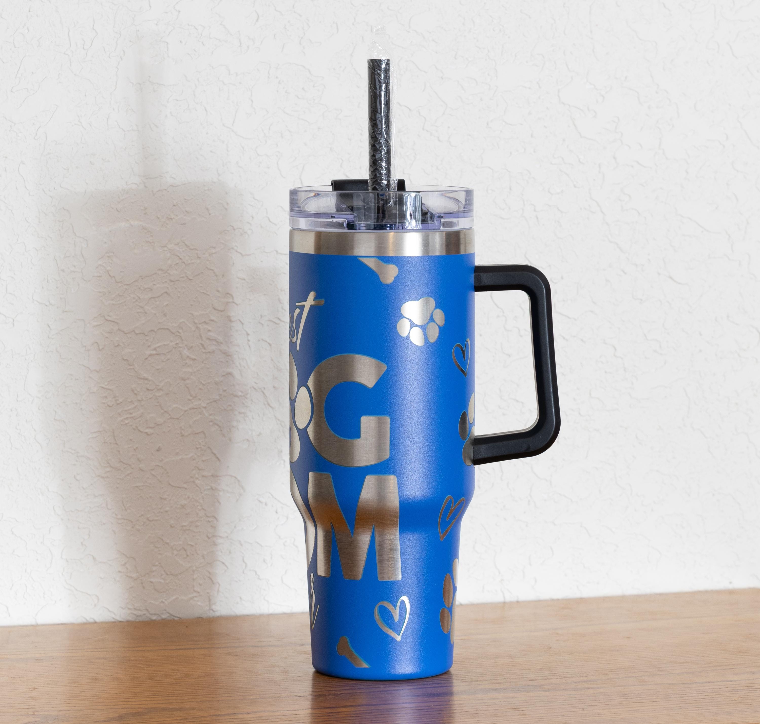 Dog Mom Tumbler – Stainless Steel Vacuum Insulated Mug, 40oz Large Capacity
