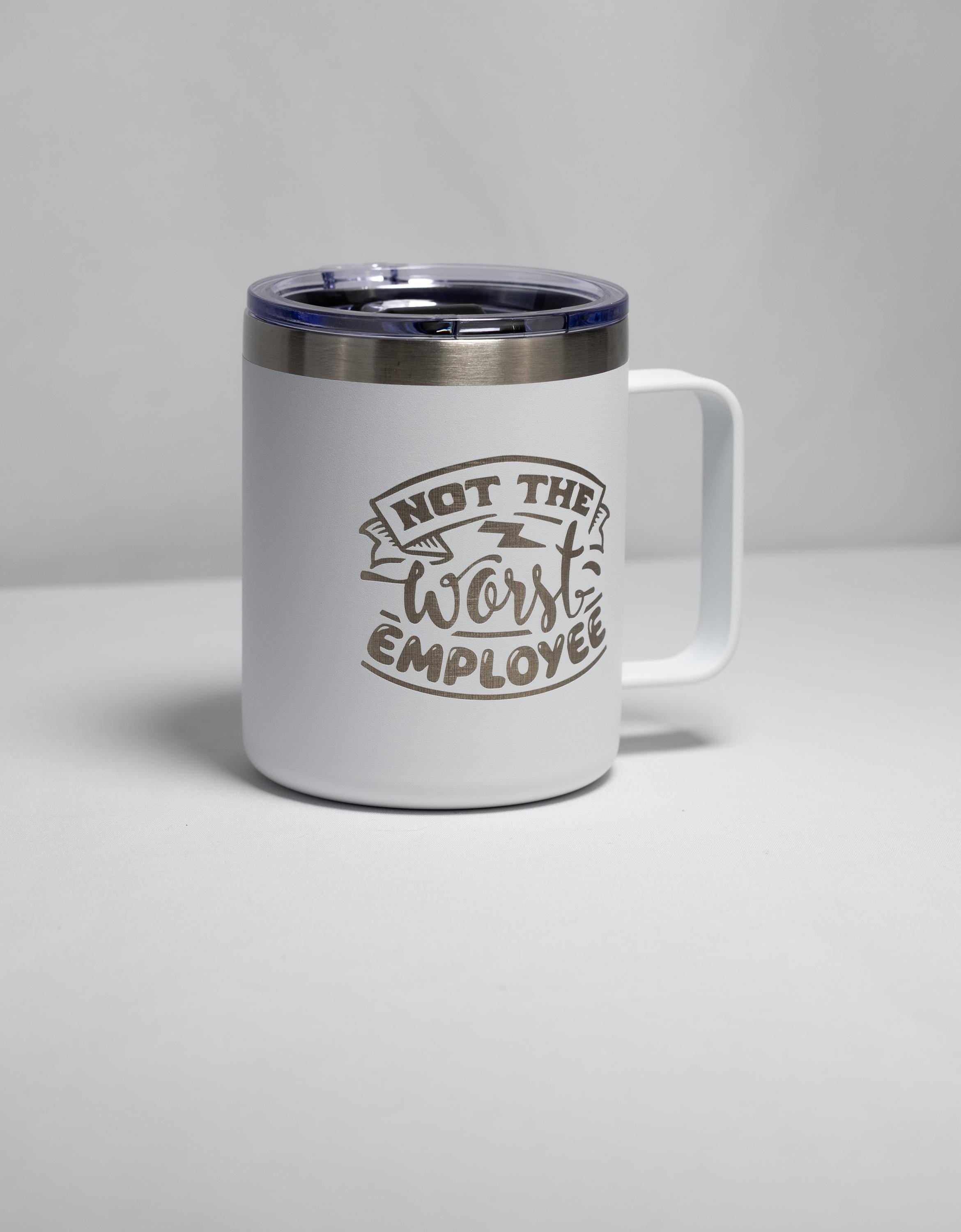 Office Humor Coffee Mug - Stainless Steel, Laser Engraved, Double Wall Insulated