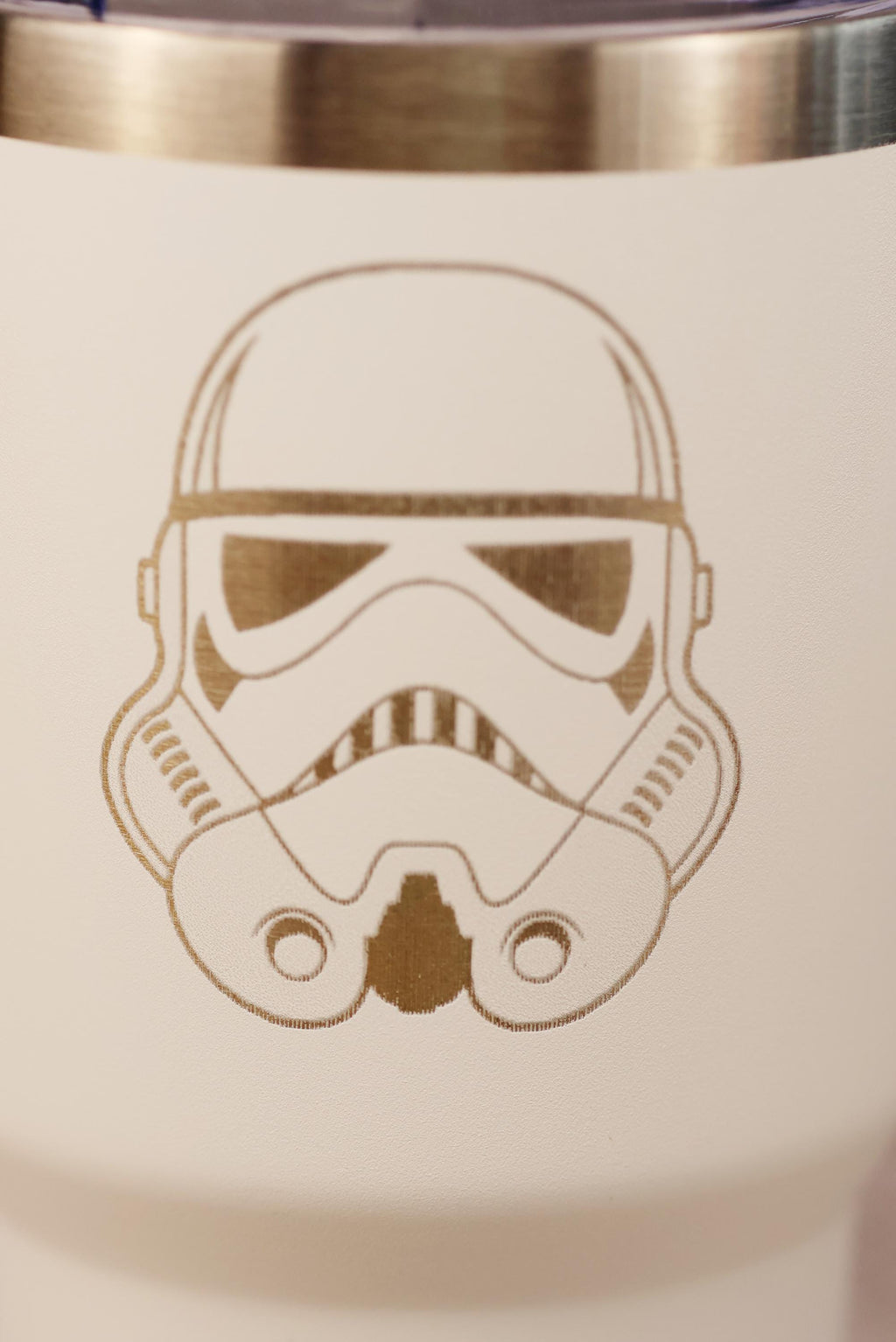 Stormtrooper Tumbler - 30oz Stainless Steel Insulated Travel Cup with Spill Resistant Lid