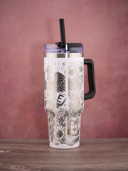 Nurse Tumbler – 40oz Stainless Steel Insulated Drink Cup | Straw Friendly Lid