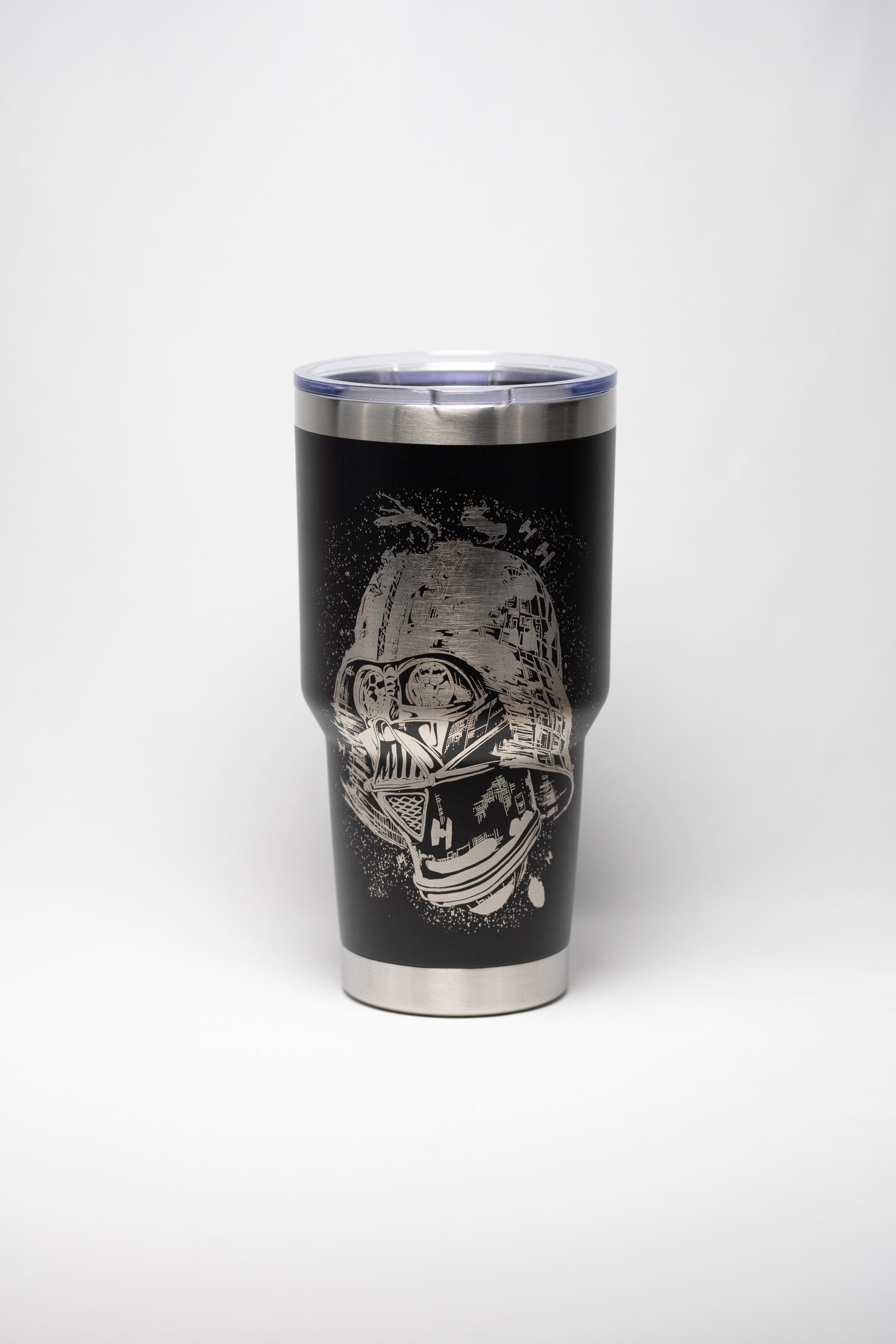 Darth Vader Tumbler – 30 oz Vacuum Insulated Stainless Steel Mug | Laser Engraved Cup