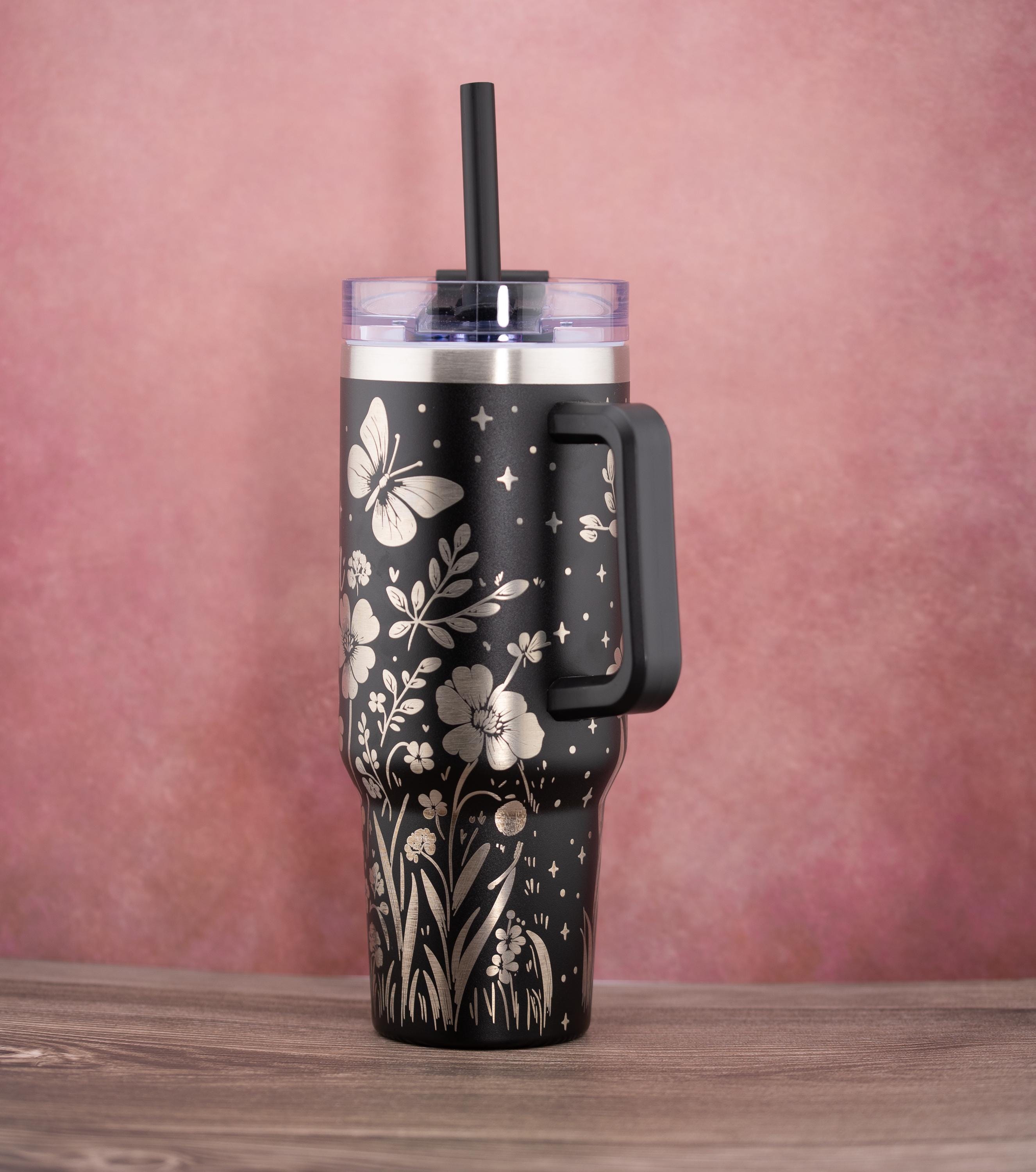 Grandma Engraved Tumbler – 40oz Stainless Steel Cup | Insulated Travel Mug