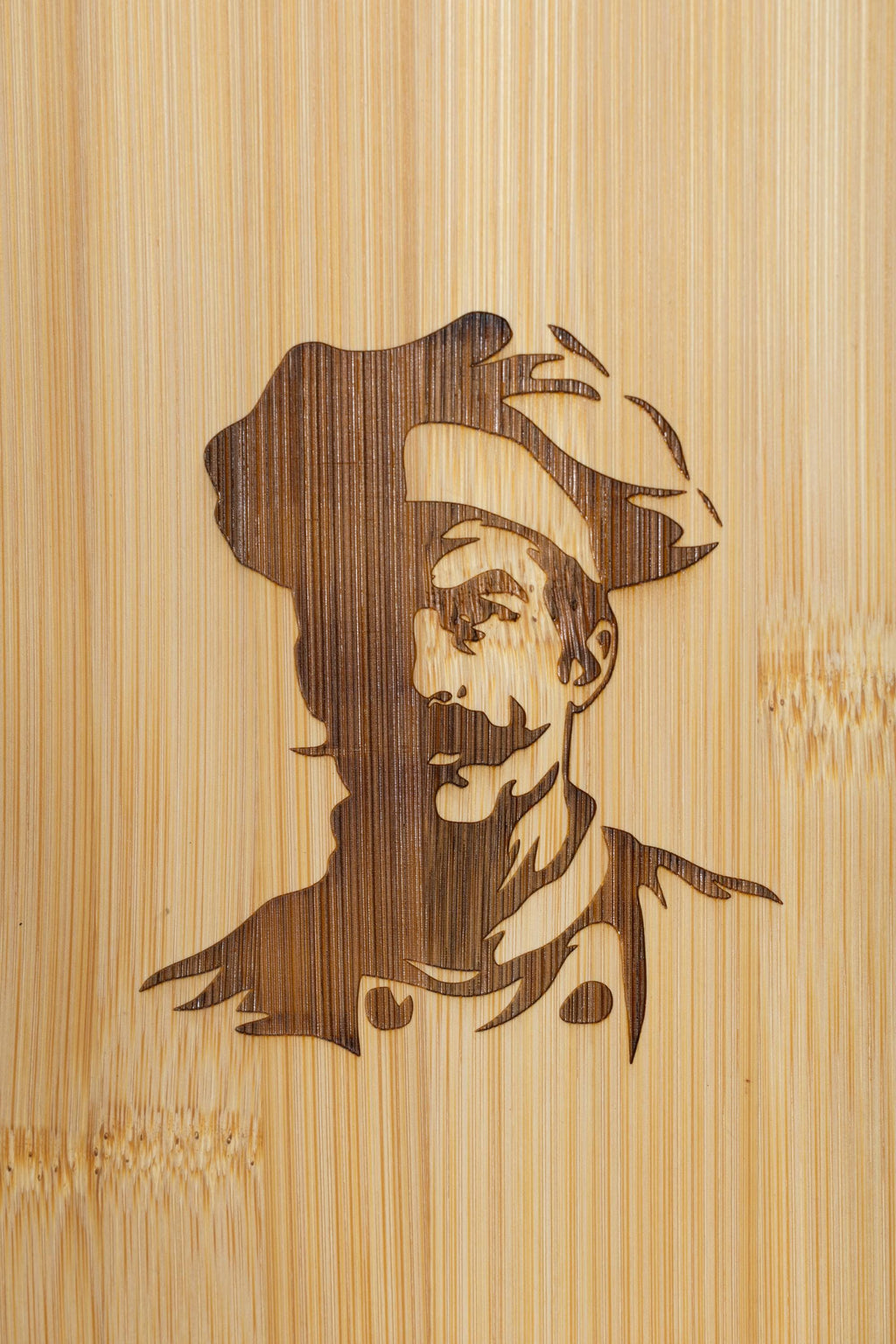 Bamboo Cutting Board – Chef Cutting Board, Laser Engraved, Compact 5x11