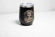 Stainless Steel Wine Tumbler - Mentally Spicy, Laser Engraved, Vacuum Insulated Cup
