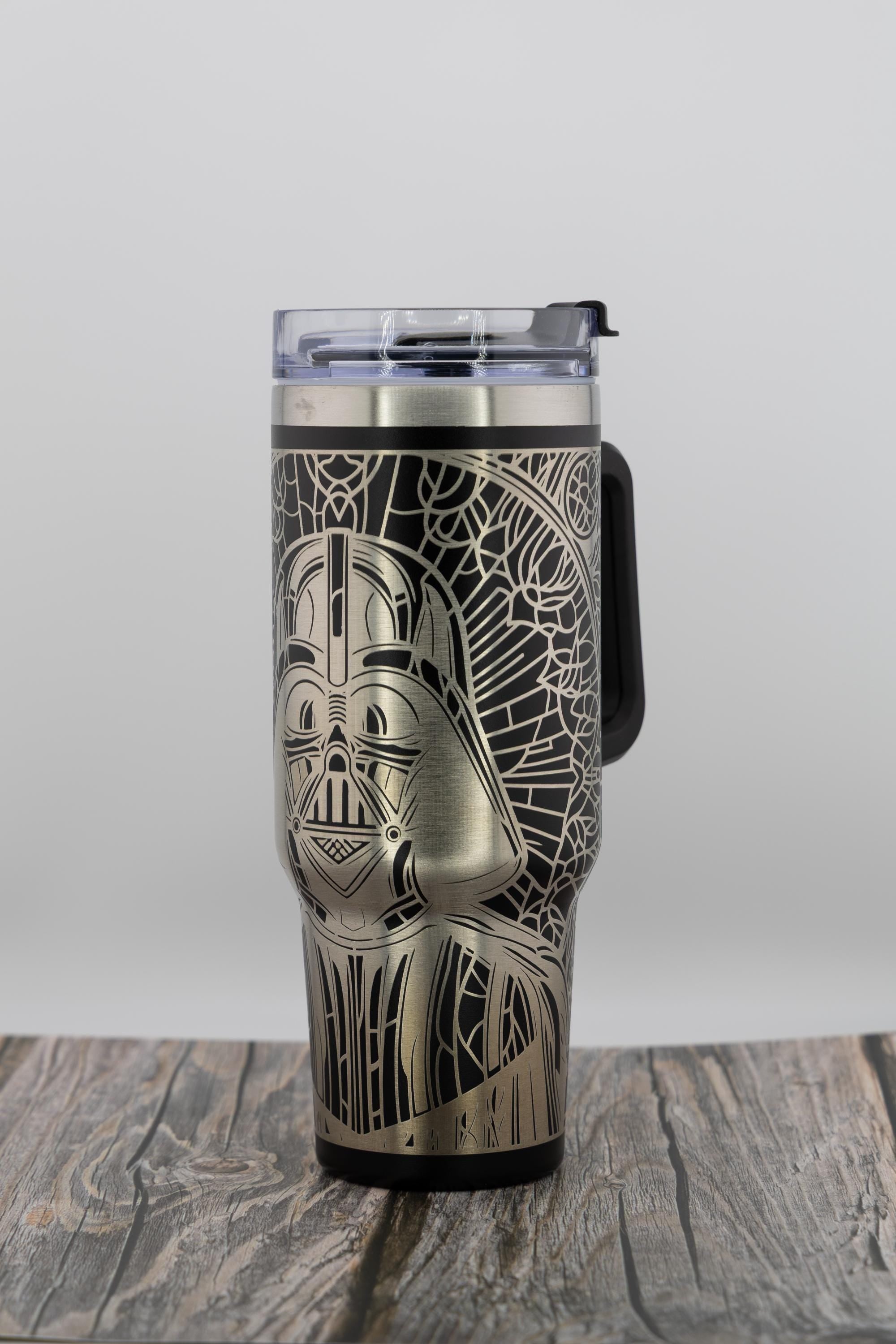 Darth Vader Tumbler - 40oz Stainless Steel Vacuum Insulated Cup | Laser Engraved