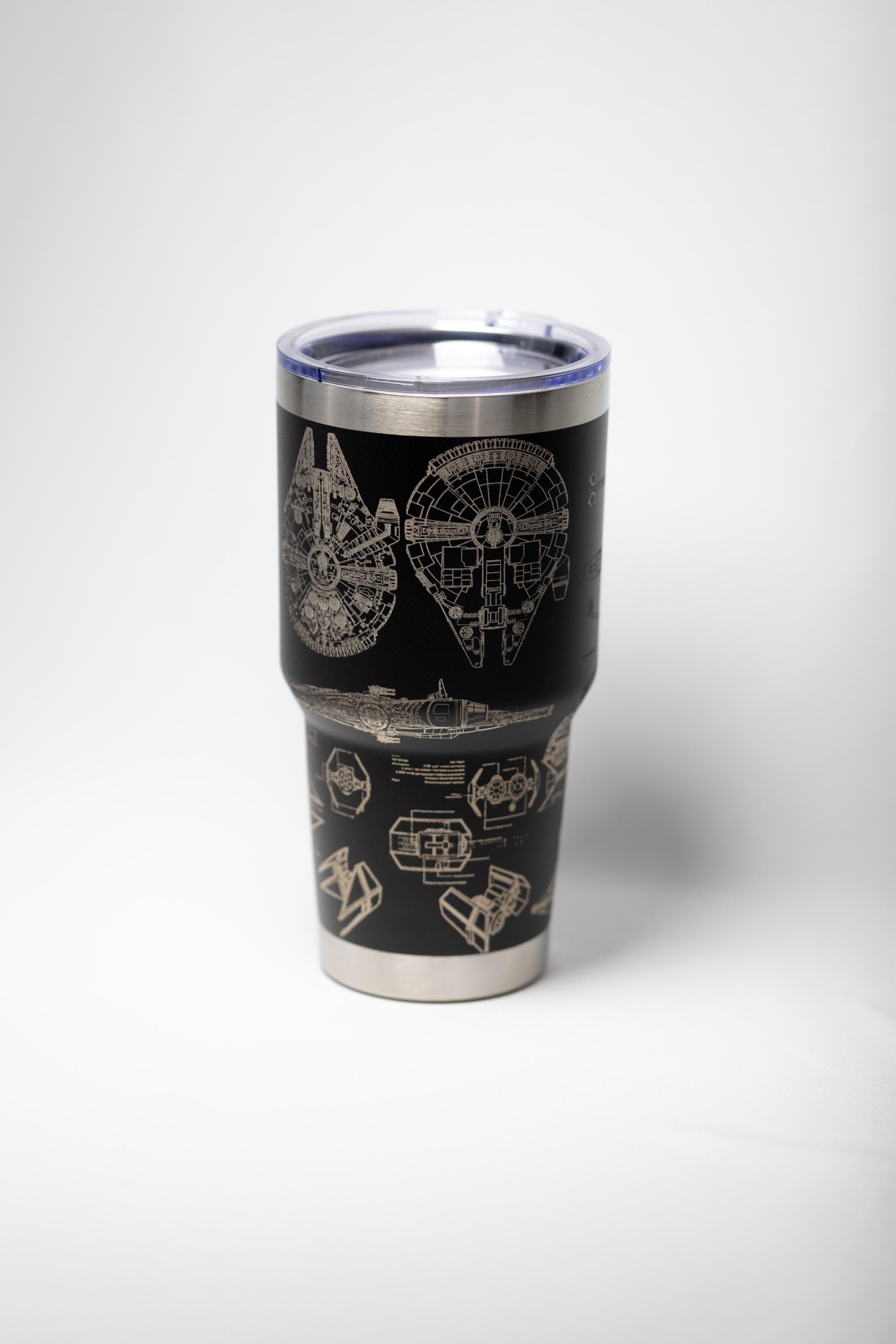 Star Wars Tumbler - Stainless Steel Laser Etched Insulated Travel Mug 30oz