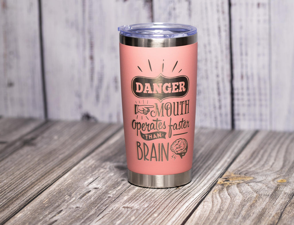 Sarcastic Quote Tumbler - 20 oz Stainless Steel Laser Engraved Cup With Double Wall Insulation