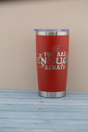 Stainless Steel Tumbler | 20oz Insulated Travel Cup – Hot Cold Beverage Holder, Dishwasher Safe