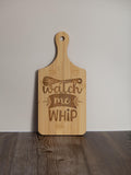 Bamboo Cutting Board – Funny Kitchen Gift | Laser Engraved, Eco Friendly, 5x11 Inch