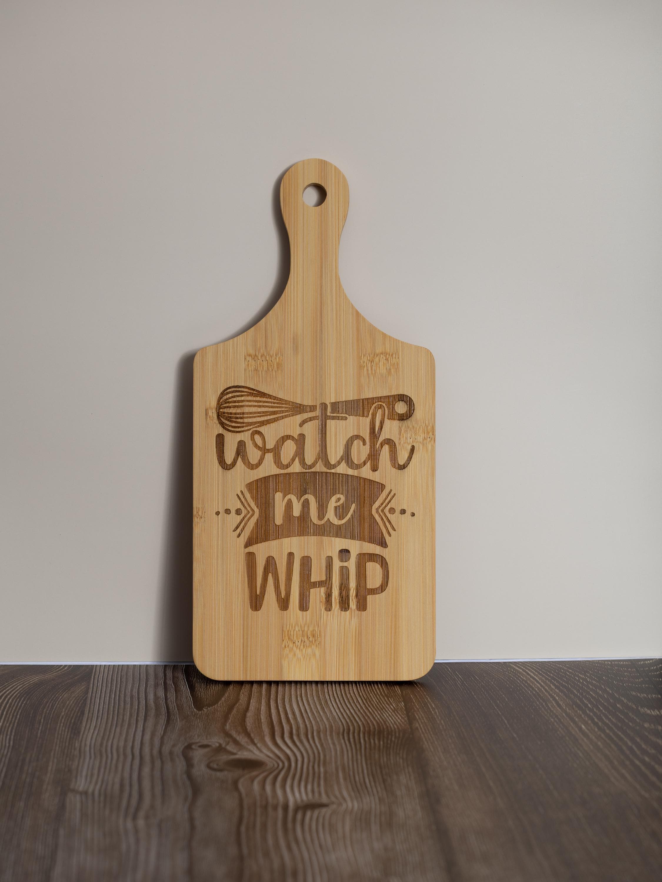 Bamboo Cutting Board – Funny Kitchen Gift | Laser Engraved, Eco Friendly, 5x11 Inch