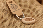 Owl Keychain - Double Sided Charm | Laser Engraved Gift | Rustic Wood Accessory