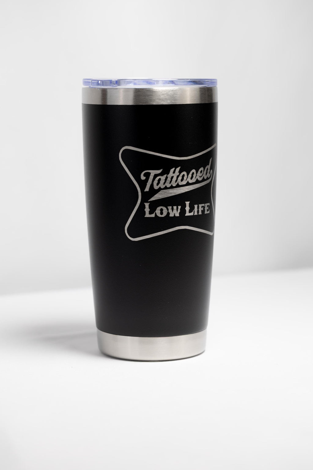 Tattooed Lowlife Tumbler - 20 oz Stainless Steel | Custom Color, Laser Engraved Cup