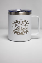 Office Humor Coffee Mug - Stainless Steel, Laser Engraved, Double Wall Insulated