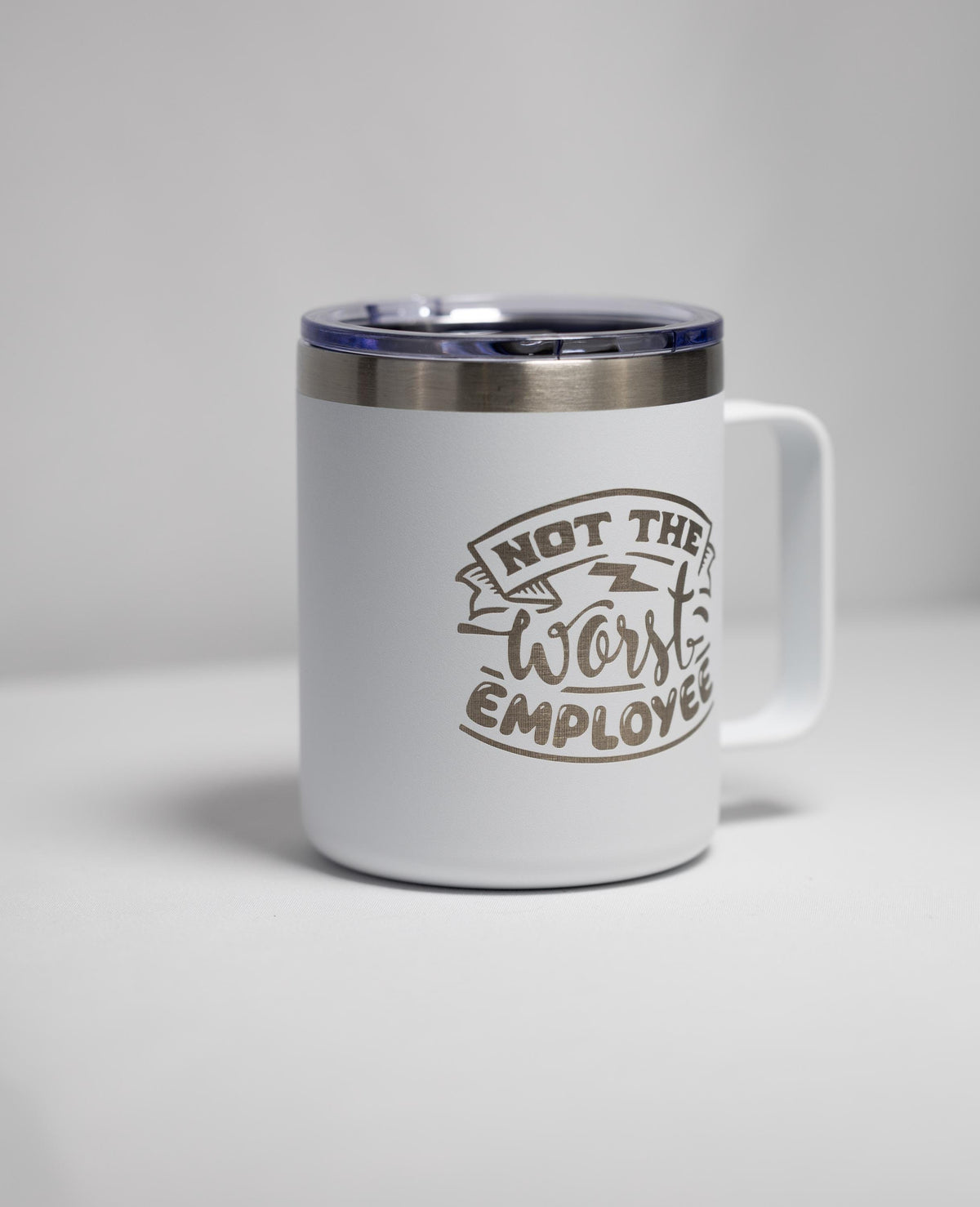 Office Humor Coffee Mug - Stainless Steel, Laser Engraved, Double Wall Insulated