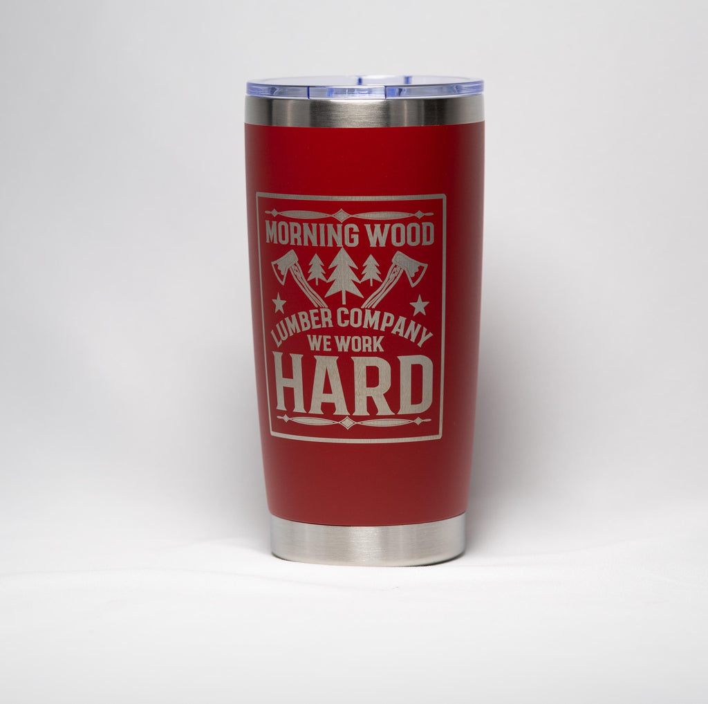 Insulated Stainless Steel Tumbler – Double Wall Cup With Laser Engraved Finish