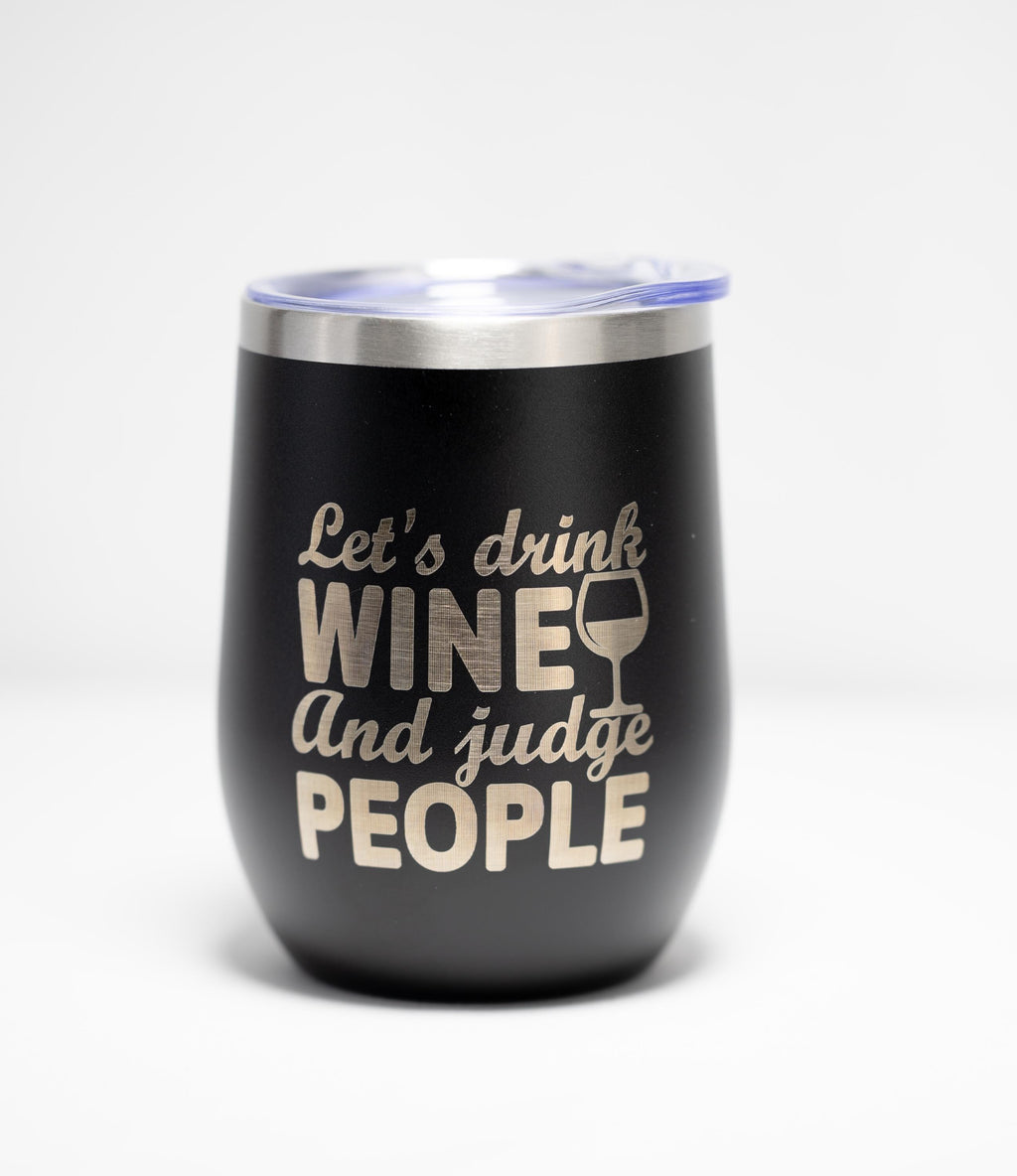Funny Wine Tumbler – Stainless Steel Cup With Double Wall Insulation, Custom Colors