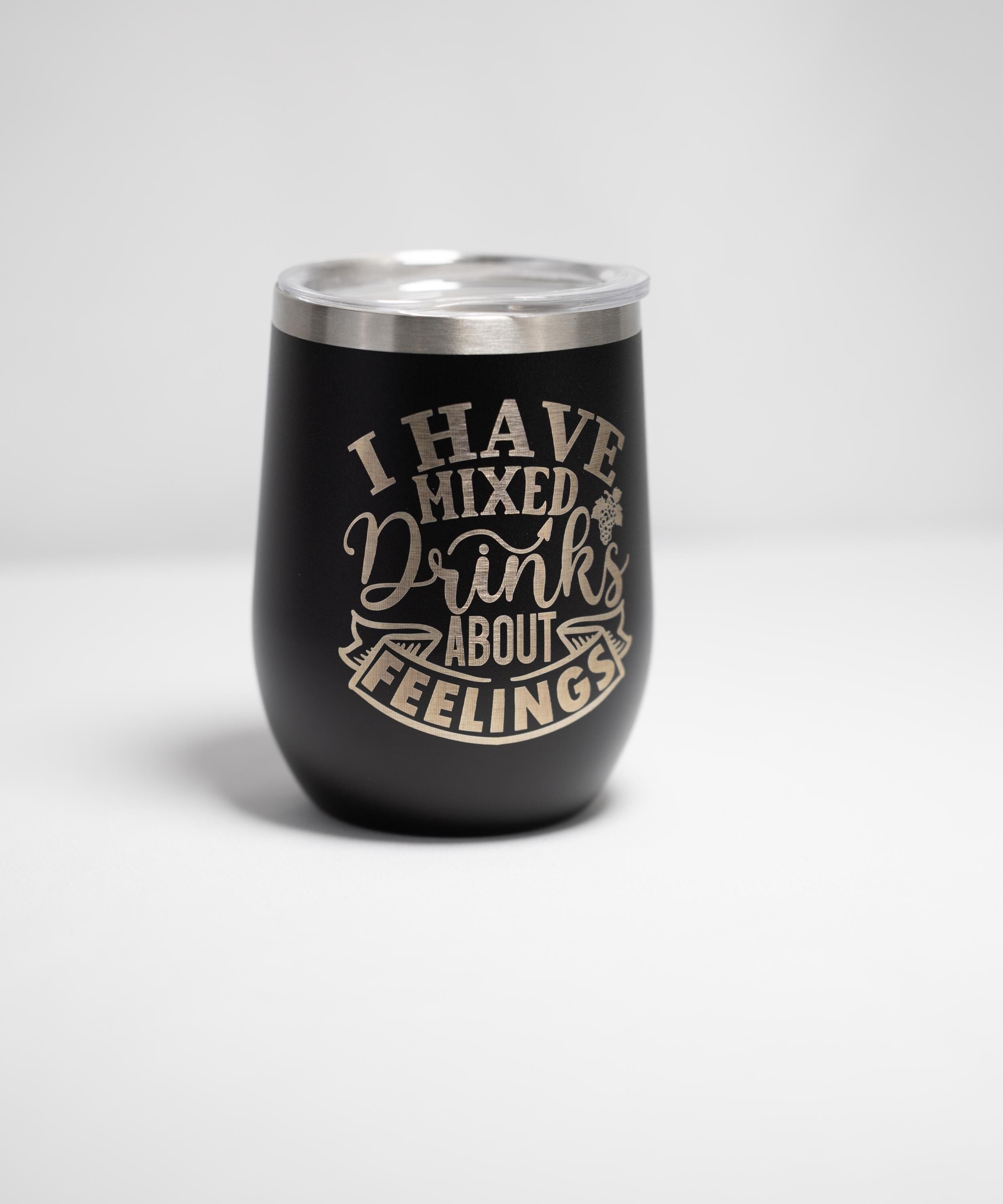 Sarcastic Wine Tumbler – Stainless Steel Cup With Vacuum Insulated Double Wall