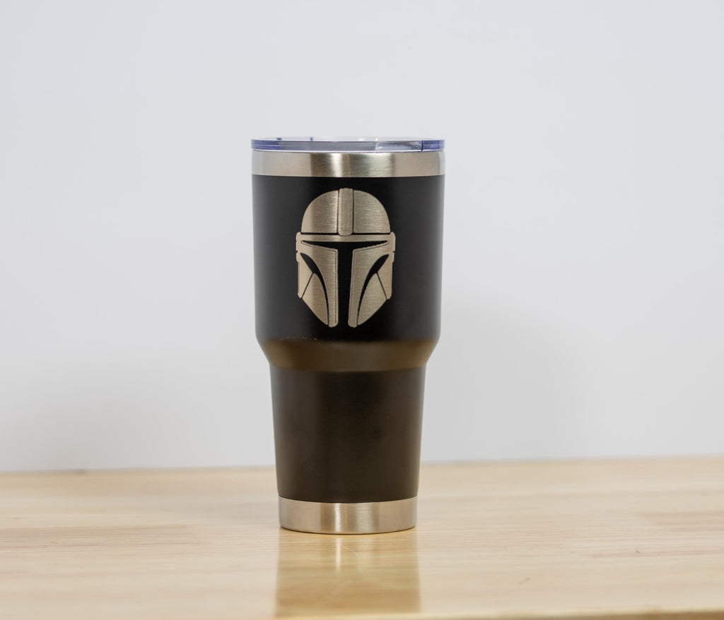 Mandalorian Travel Tumbler - 30oz Stainless Steel Vacuum Insulated Cup With Laser Engraving