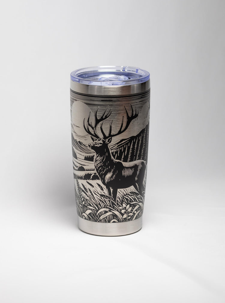 Stainless Steel Tumbler | Double Wall Vacuum Insulated Cup, Powder Coated 20 Oz Hiking Gift Mug