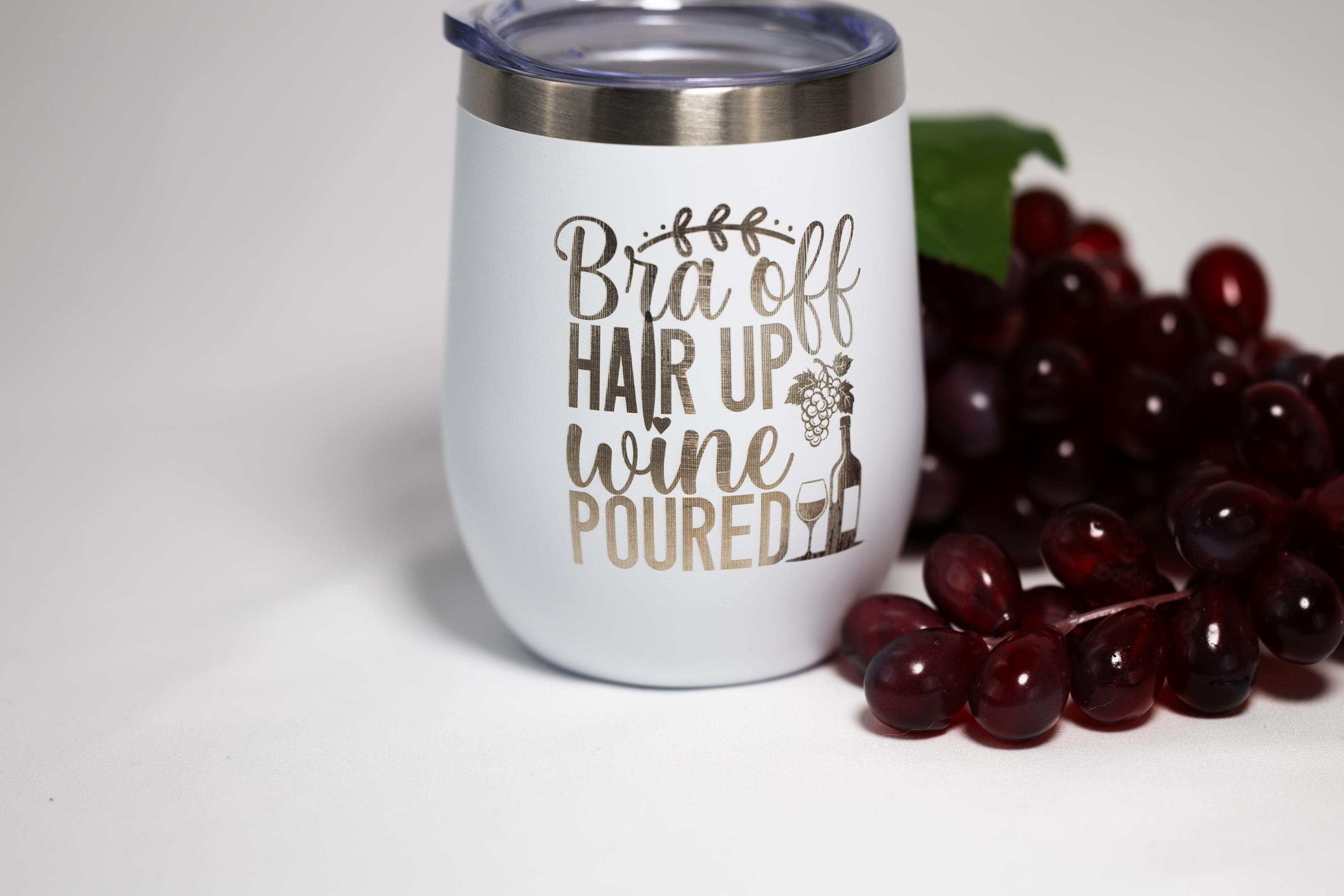 Funny Wine Tumbler – Stainless Steel Cup | Vacuum Insulated, Custom Color, 12 oz