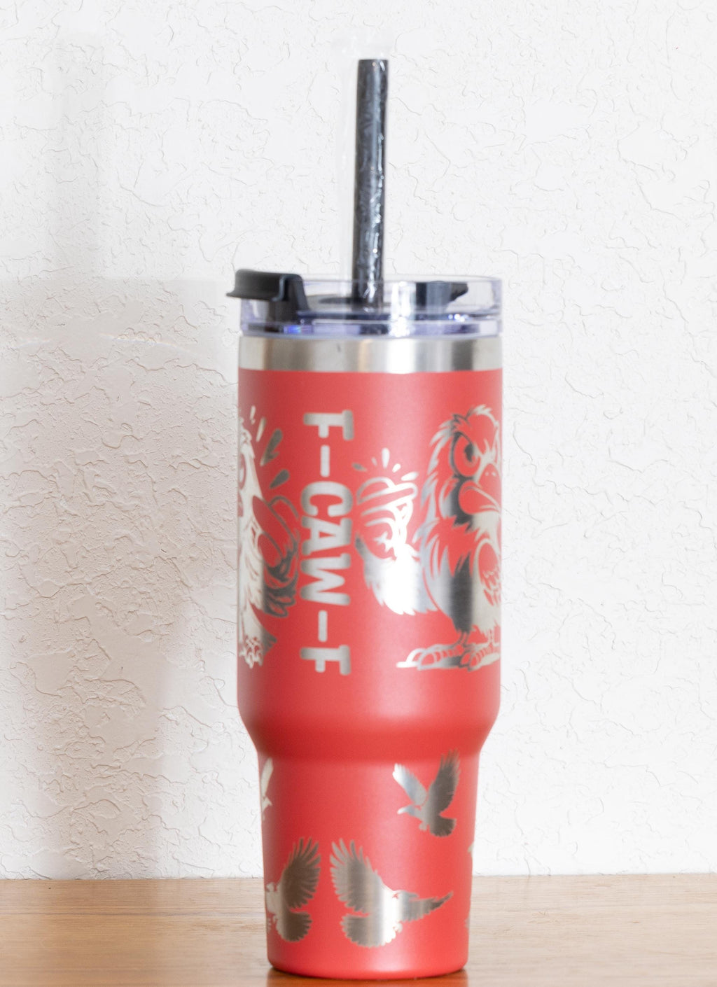 40oz Stainless Steel Tumbler – Vacuum Insulated Cup With Handle, Lid & Straw