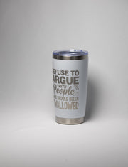 Dark Humor Tumbler - Laser Engraved Stainless Steel, 20 Ounce Drinkware With Double Wall Insulation