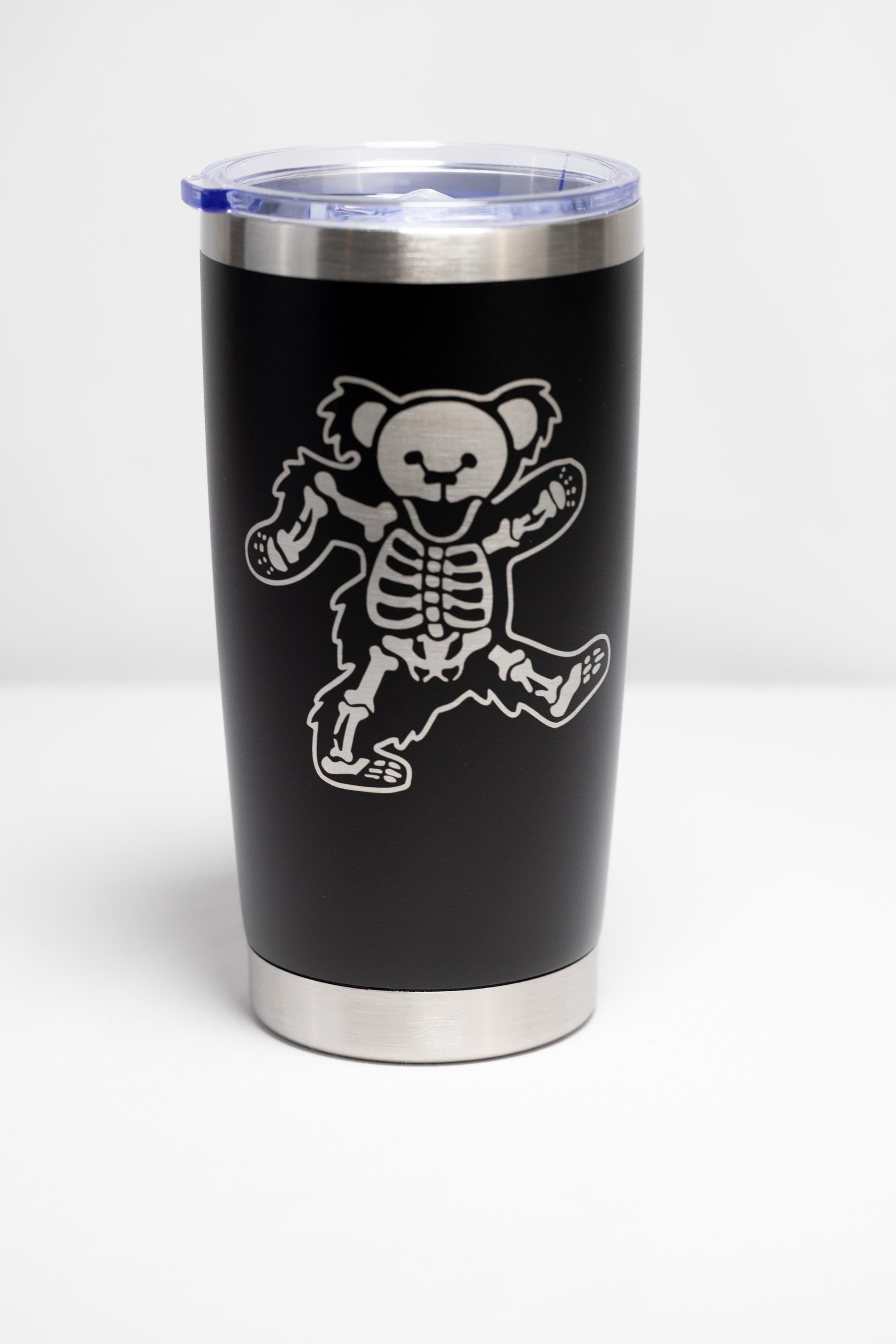 Dancing Bear Tumbler – 20 oz Stainless Steel Cup | Laser Engraved Double Wall Vacuum Insulated