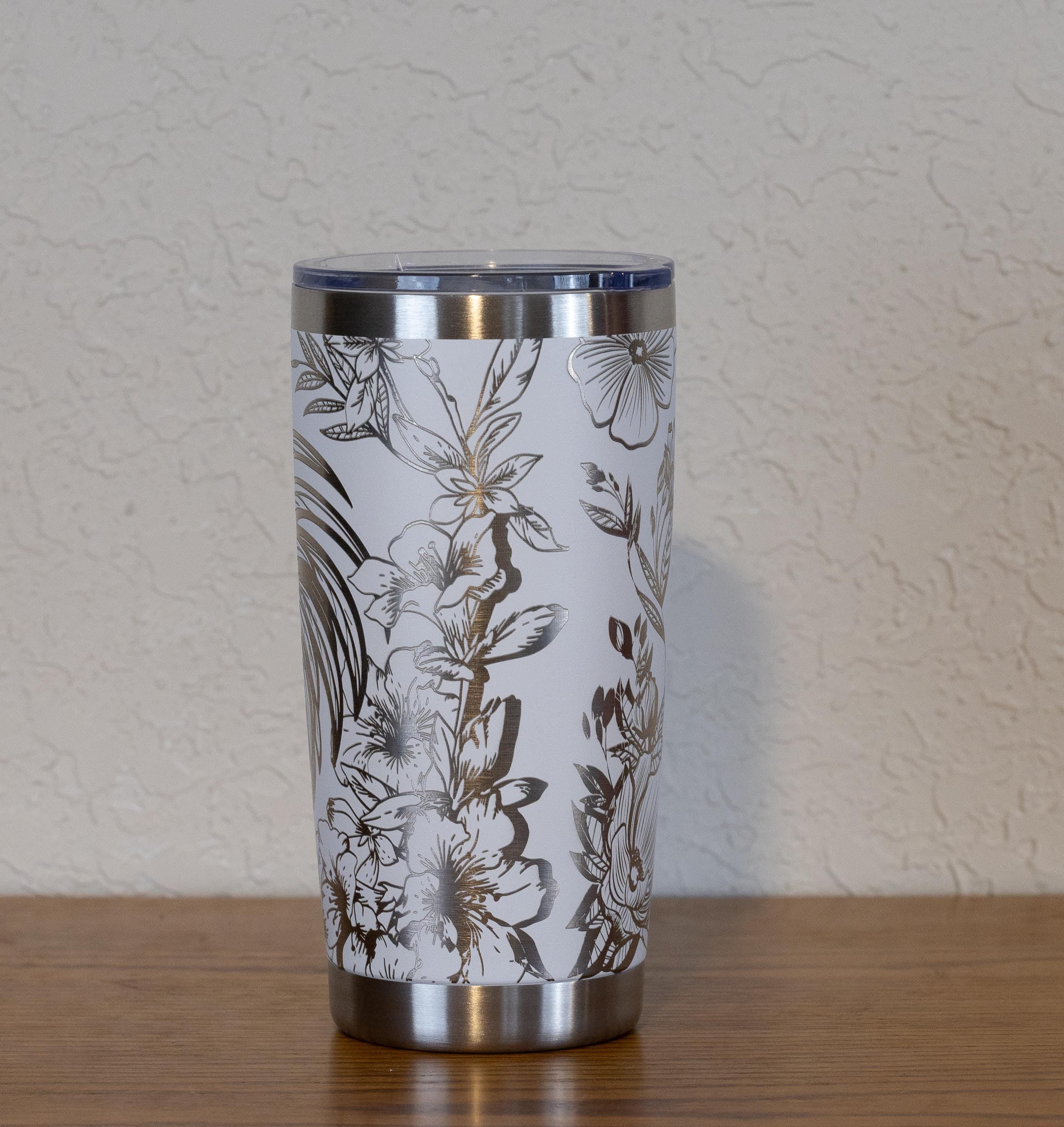 Rooster Tumbler | Stainless Steel Cup | Double Wall Insulated 20 Ounce Tumbler
