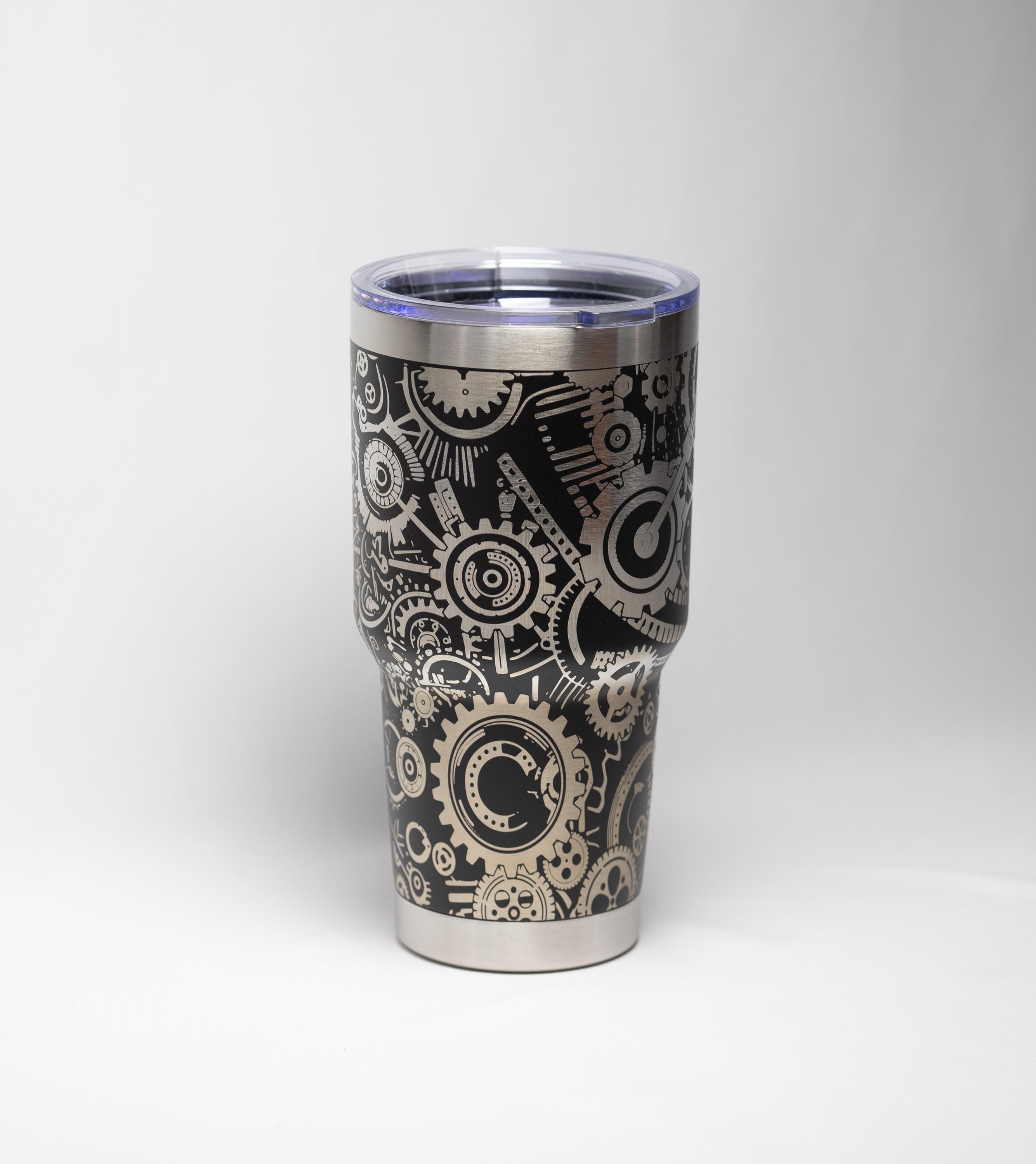 Stainless Steel Tumbler – Laser Engraved 30 Oz Insulated Travel Cup With Double Wall Insulation