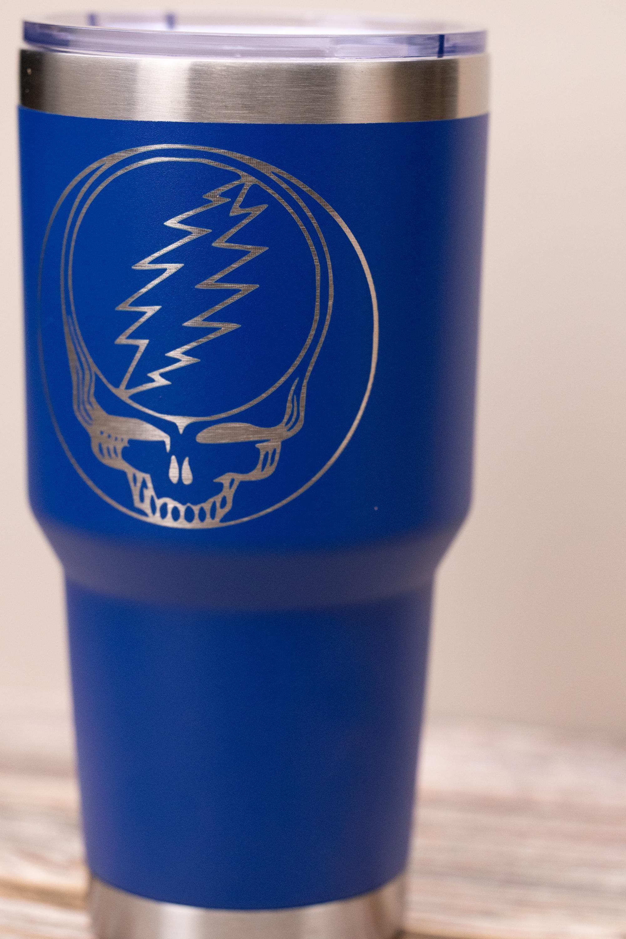 Deadhead Stainless Steel Tumbler – 30oz Double Wall, Insulated Travel Cup