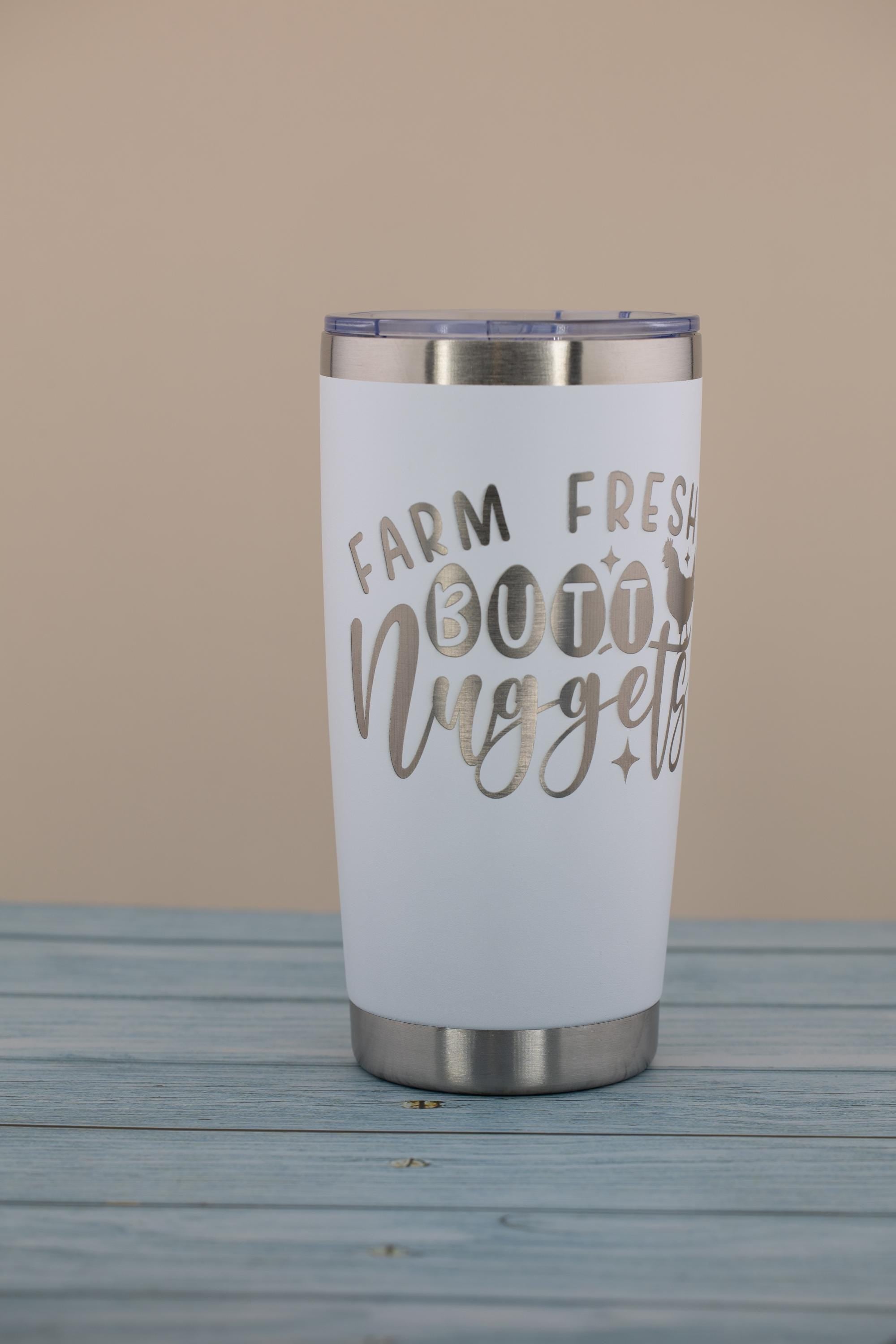Funny Chicken Tumbler – 20oz Stainless Steel Double Wall Insulated Cup