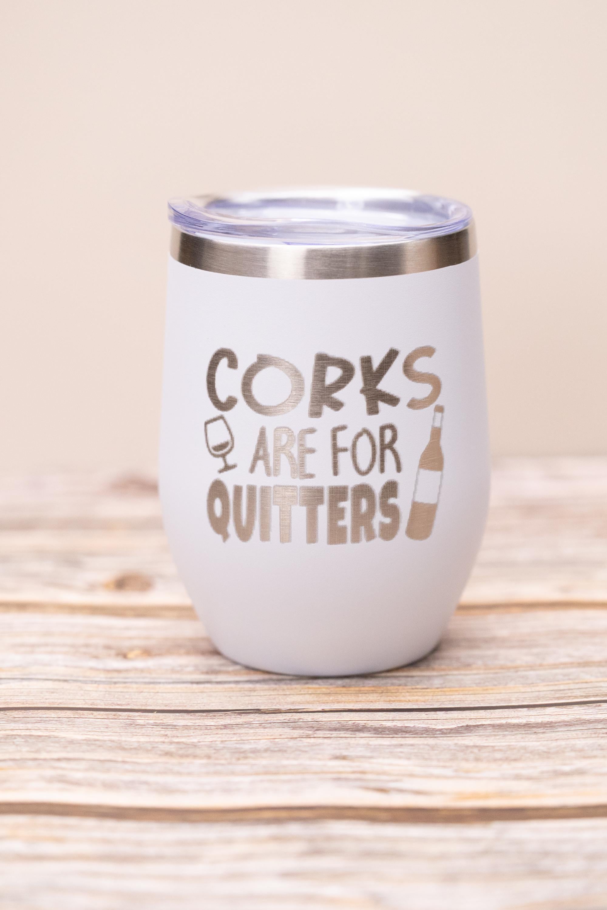 Funny Wine Tumbler - Stainless Steel Cup With Vacuum Insulated Design, Spill Resistant Lid