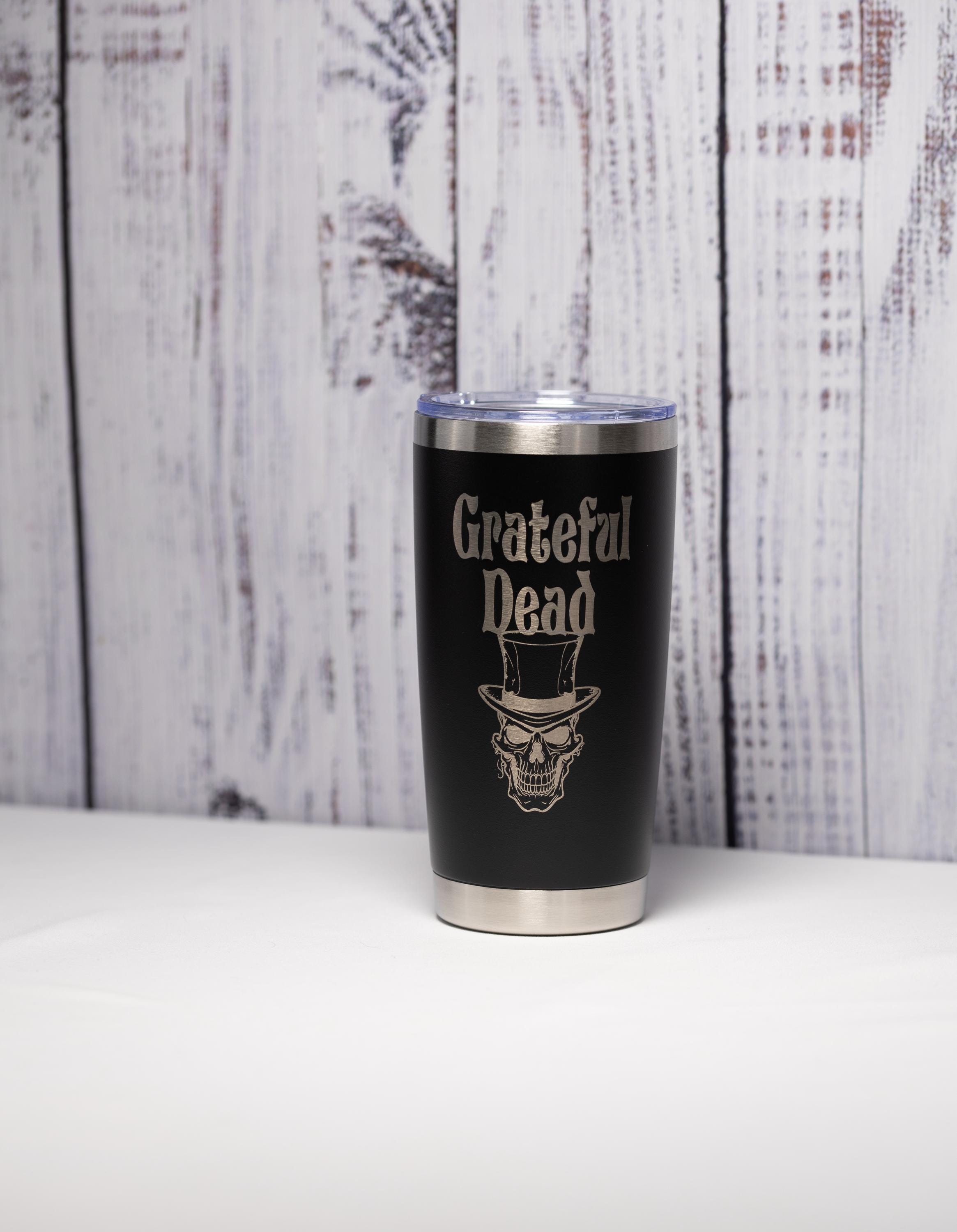 Grateful Dead Tumbler – 20oz Stainless Steel Insulated Cup With Laser Engraved Design