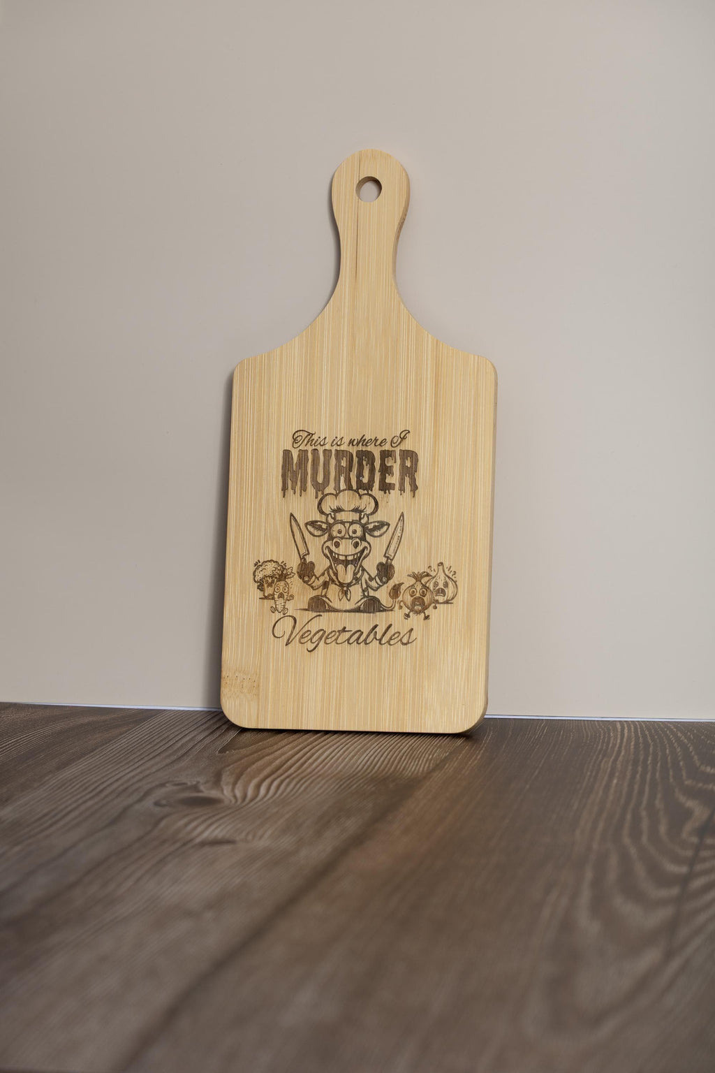 Bamboo Cutting Board – Funny Laser Engraved Board | Eco Friendly, Compact 5x11
