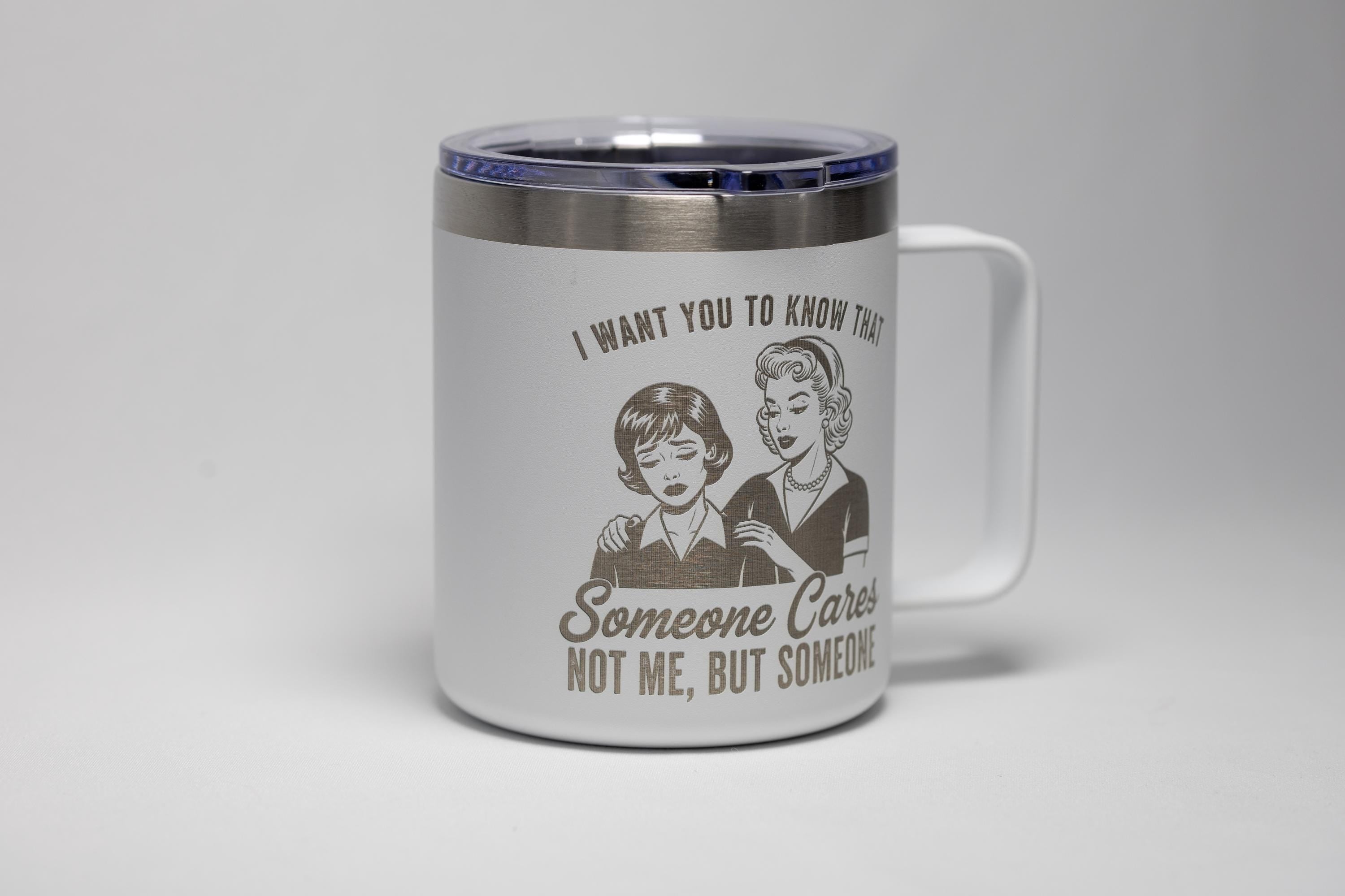 Sarcastic Coffee Mug – Laser Engraved Stainless Steel Cup | Durable Travel Cup