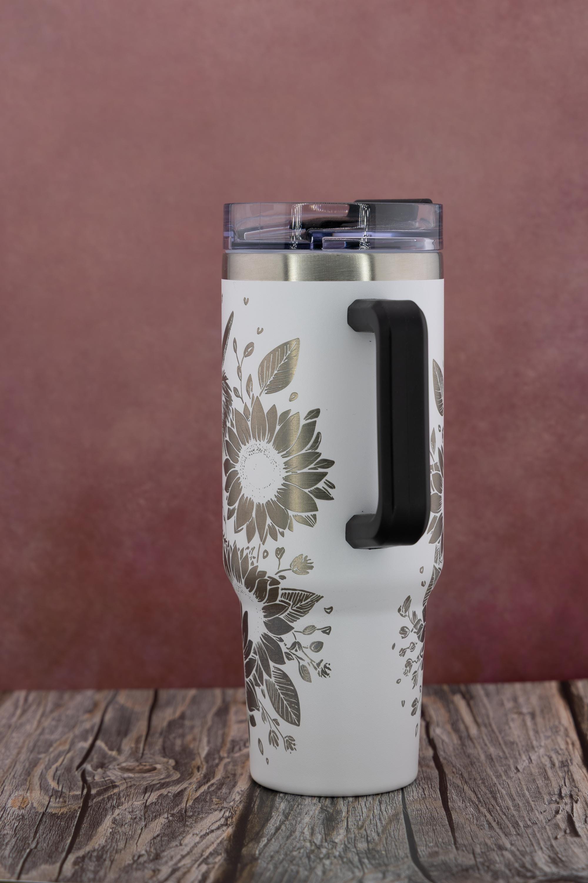 Highland Cow Tumbler - 40oz Stainless Steel Double Wall Vacuum Insulated Cup