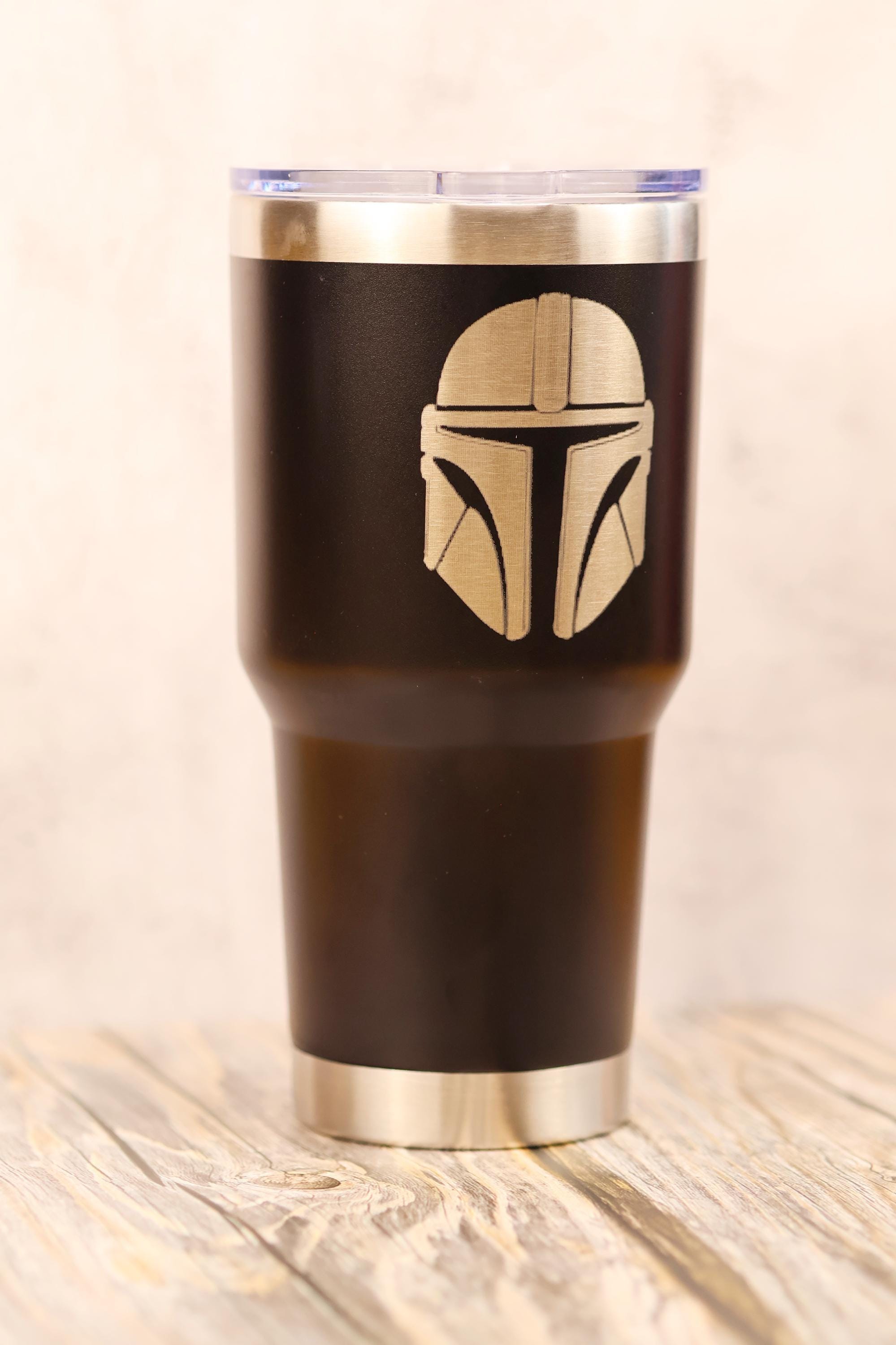 Mandalorian Travel Tumbler - 30oz Stainless Steel Vacuum Insulated Cup With Laser Engraving