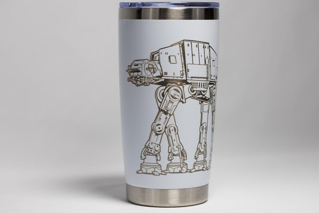 AT-AT Tumbler – Star Wars Drinkware | 20 oz Laser Engraved Stainless Steel Cup