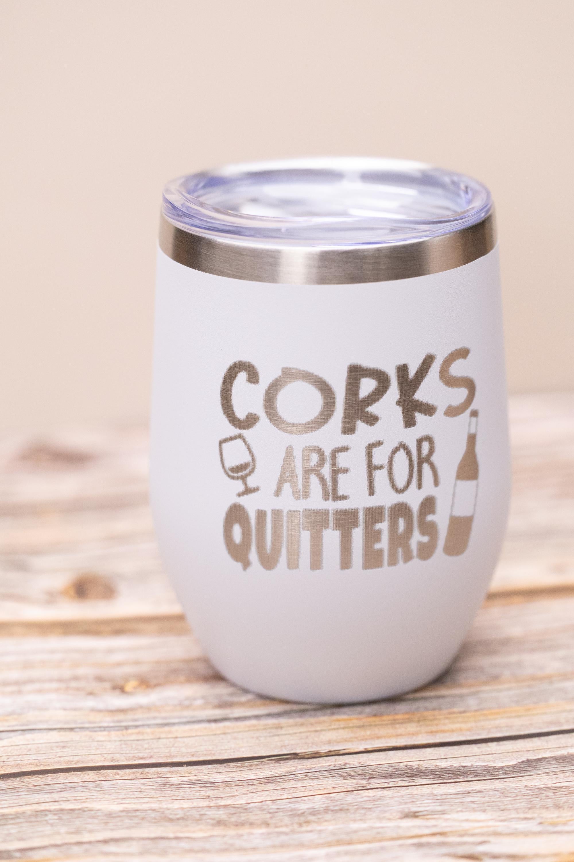 Funny Wine Tumbler - Stainless Steel Cup With Vacuum Insulated Design, Spill Resistant Lid