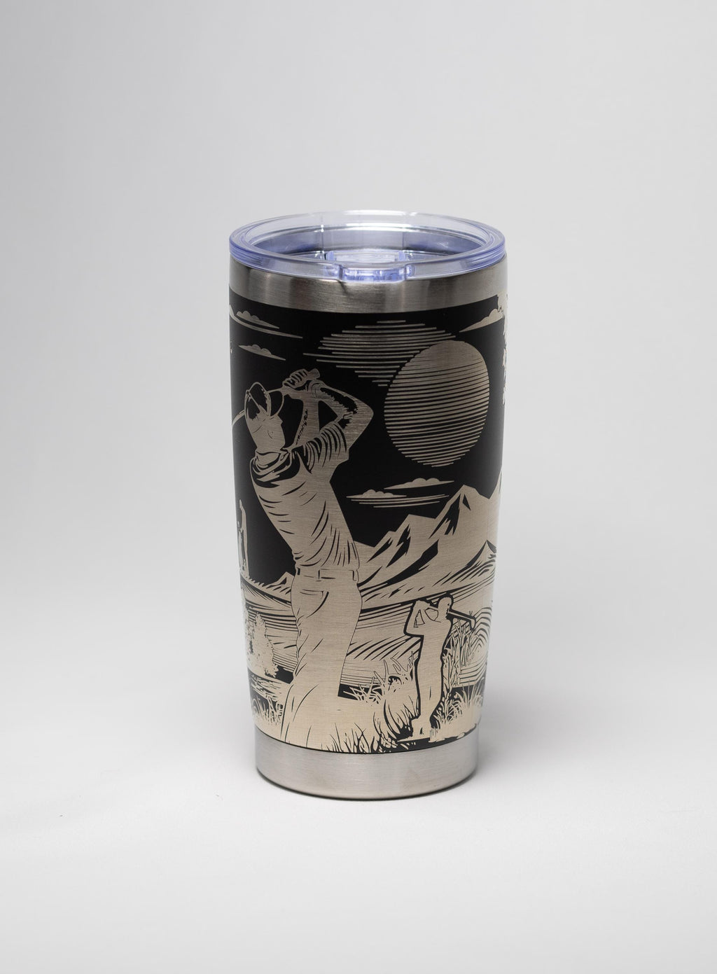 Golf Stainless Steel Tumbler - Laser Engraved 20oz | Custom Color, Double Wall Insulation