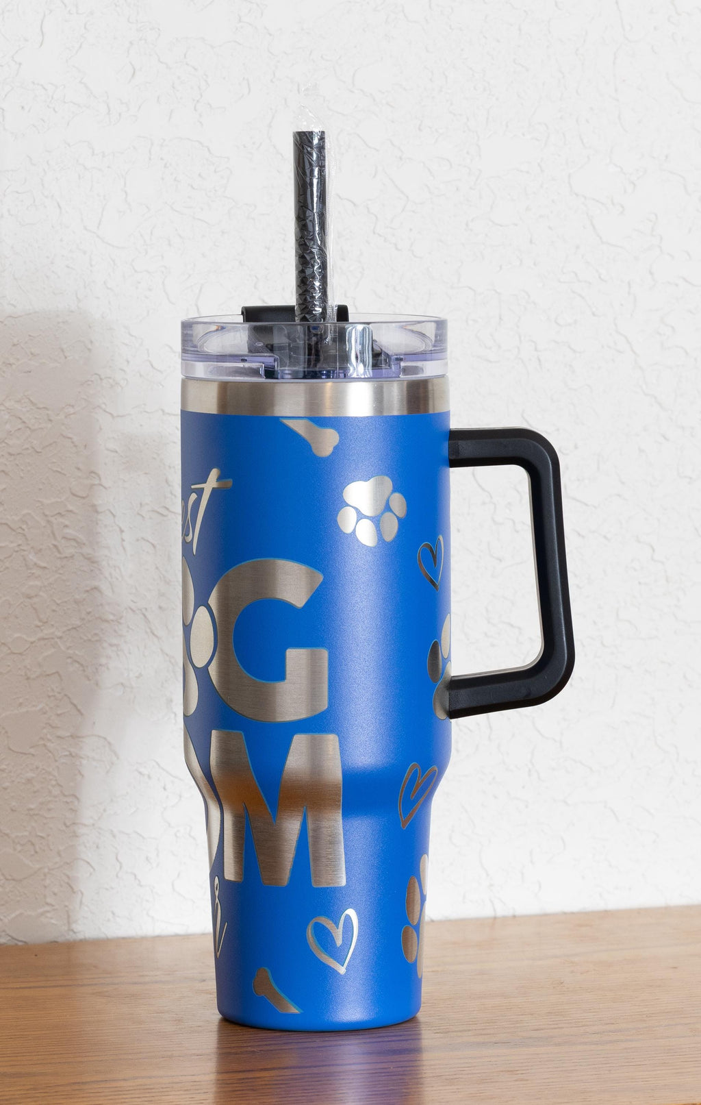Dog Mom Tumbler – Stainless Steel Vacuum Insulated Mug, 40oz Large Capacity