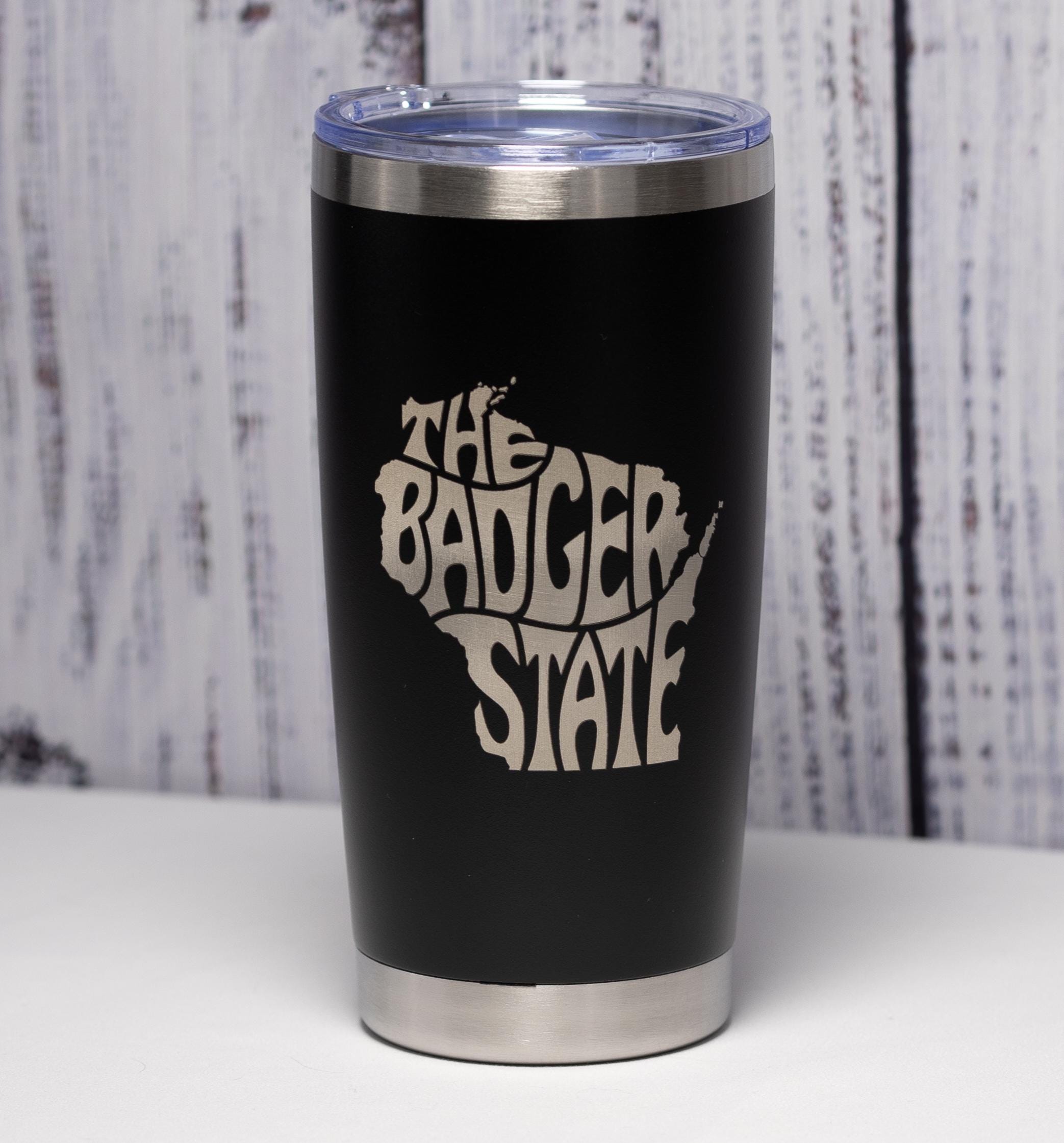 Badger State Tumbler - 20oz Stainless Steel Double Wall Insulated Cup