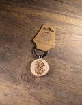 Koi Fish Keychain – Laser Engraved Hardwood With Stainless Steel Ring, Natural Finish