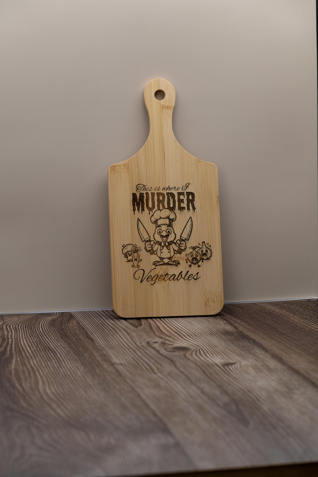 Engraved Bamboo Cutting Board - Compact 5x11 Eco Friendly Kitchen Decor